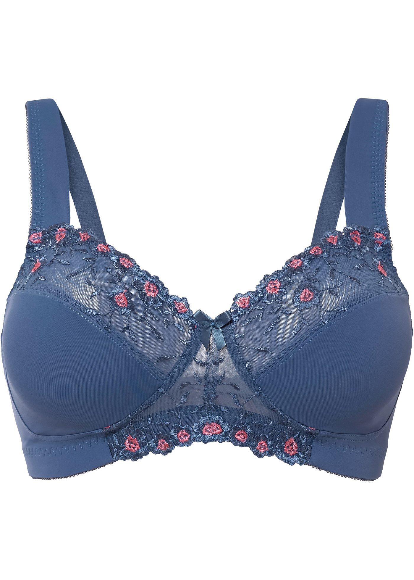 Soutien-gorge minimiseur sans armatures avec matériau recyclé