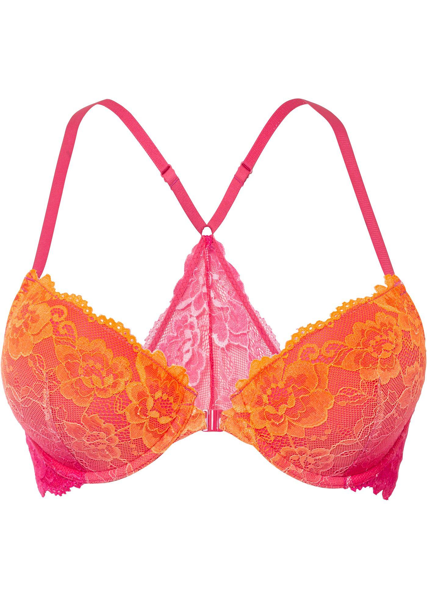 Soutien-gorge à coques et armatures fermeture devant