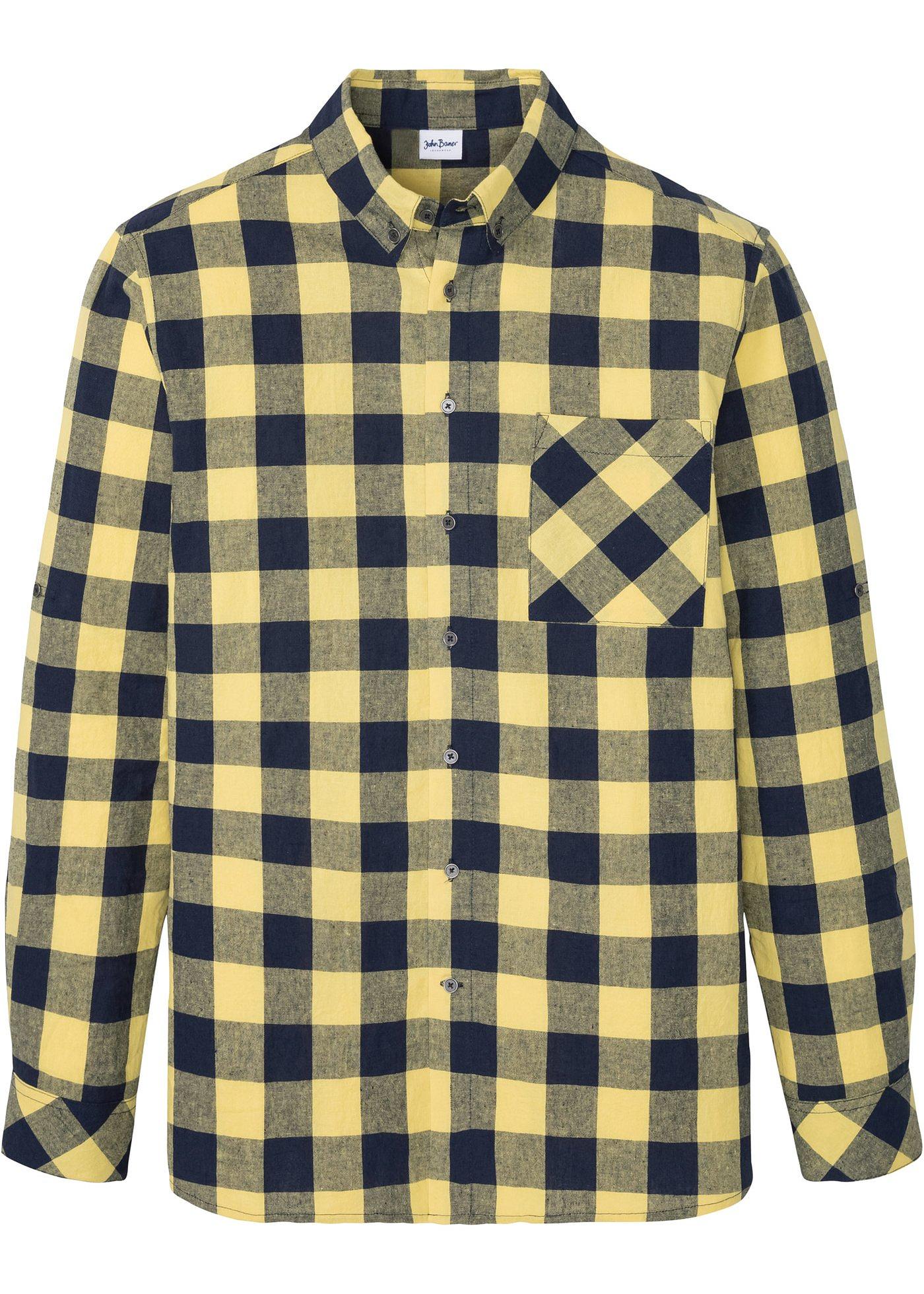 Chemise manches longues avec lin