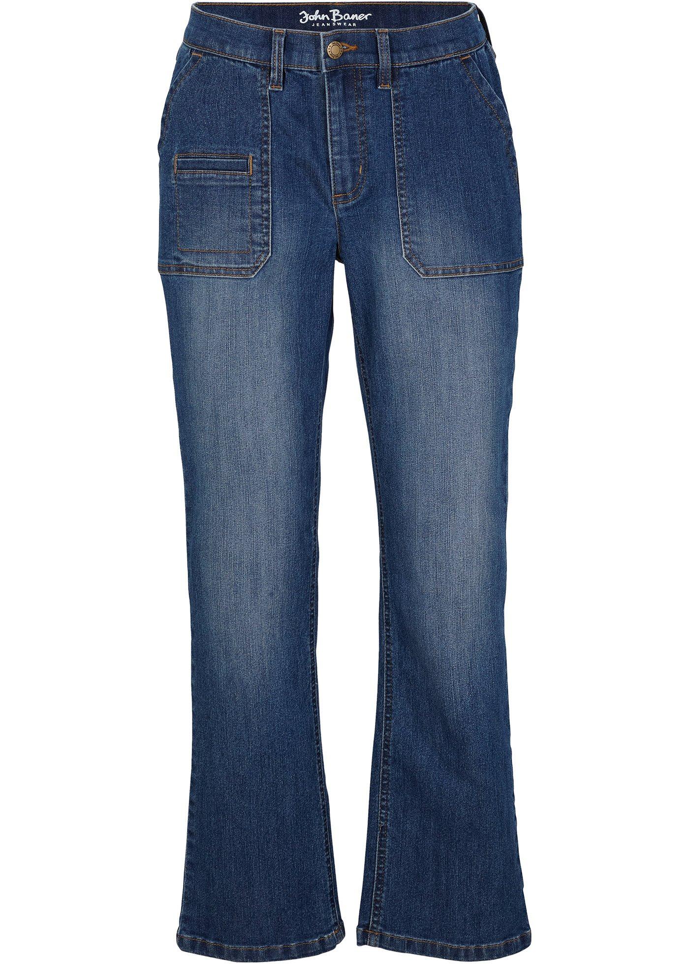 Jean extensible, longueur cheville