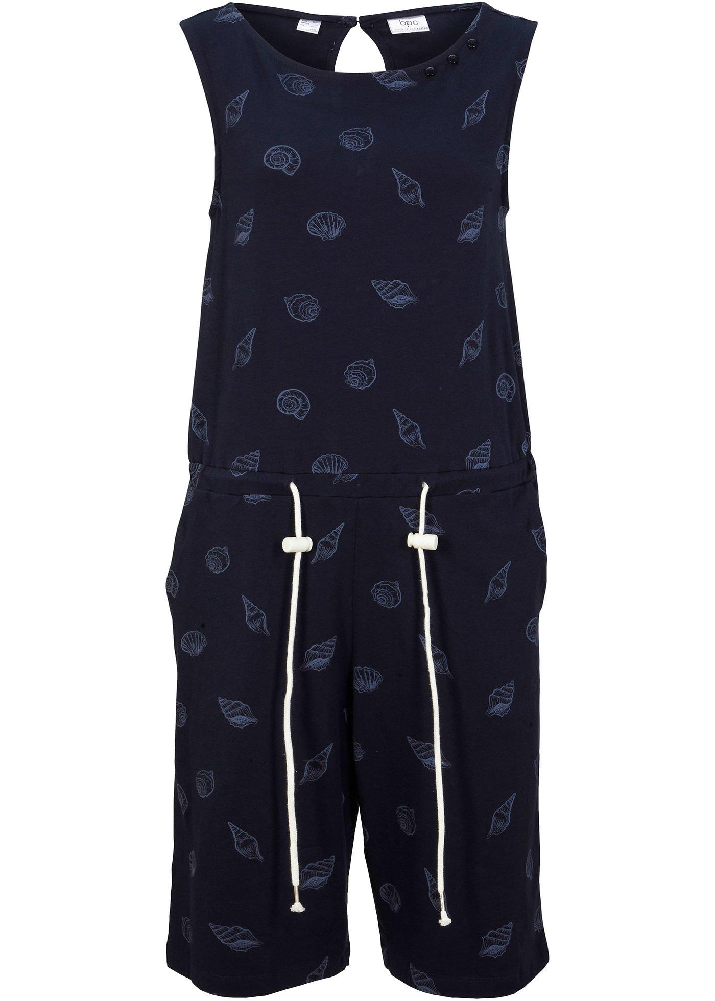 Combinaison en jersey avec lien à nouer