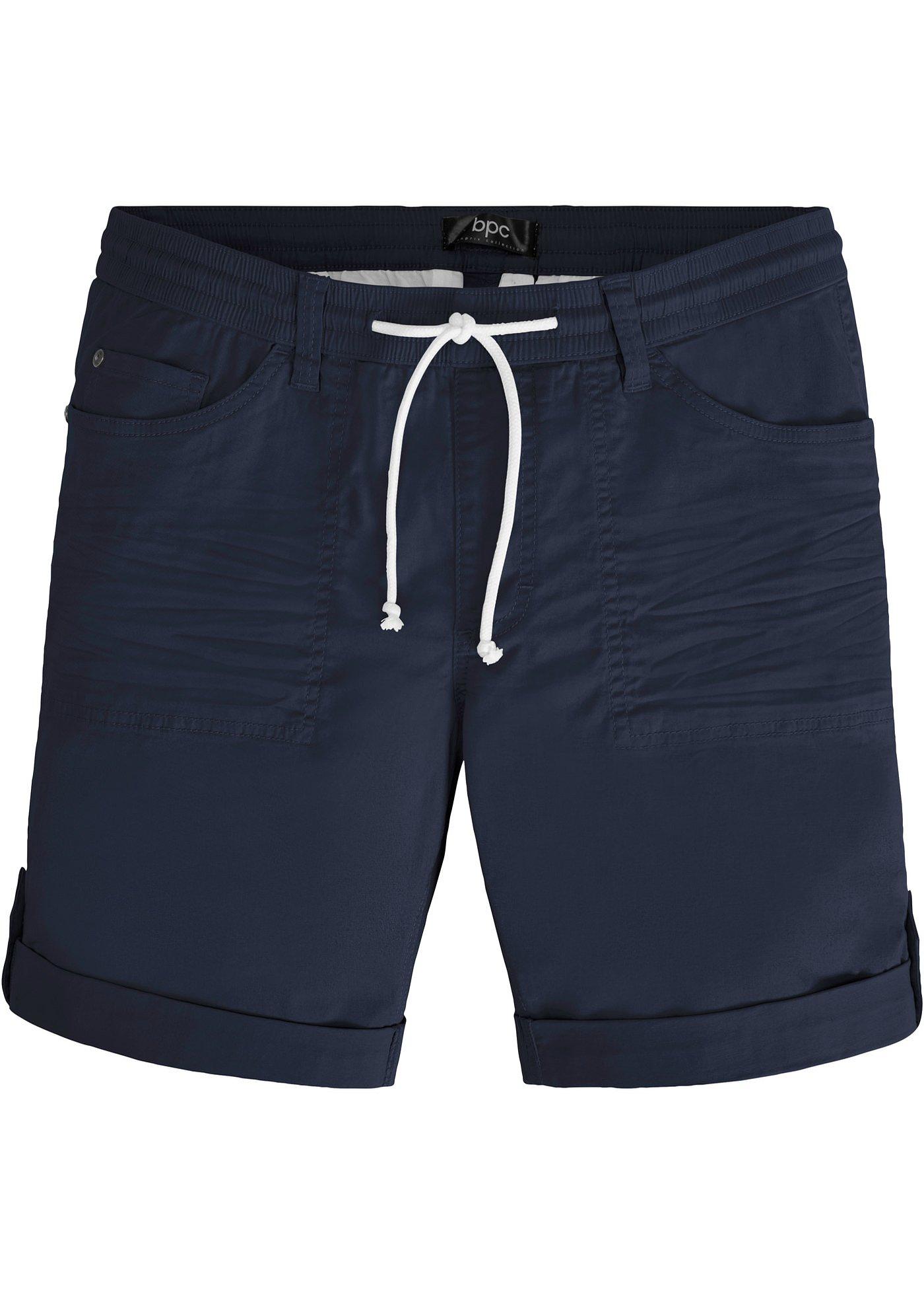 Short extensible avec cordon à nouer, Loose Fit