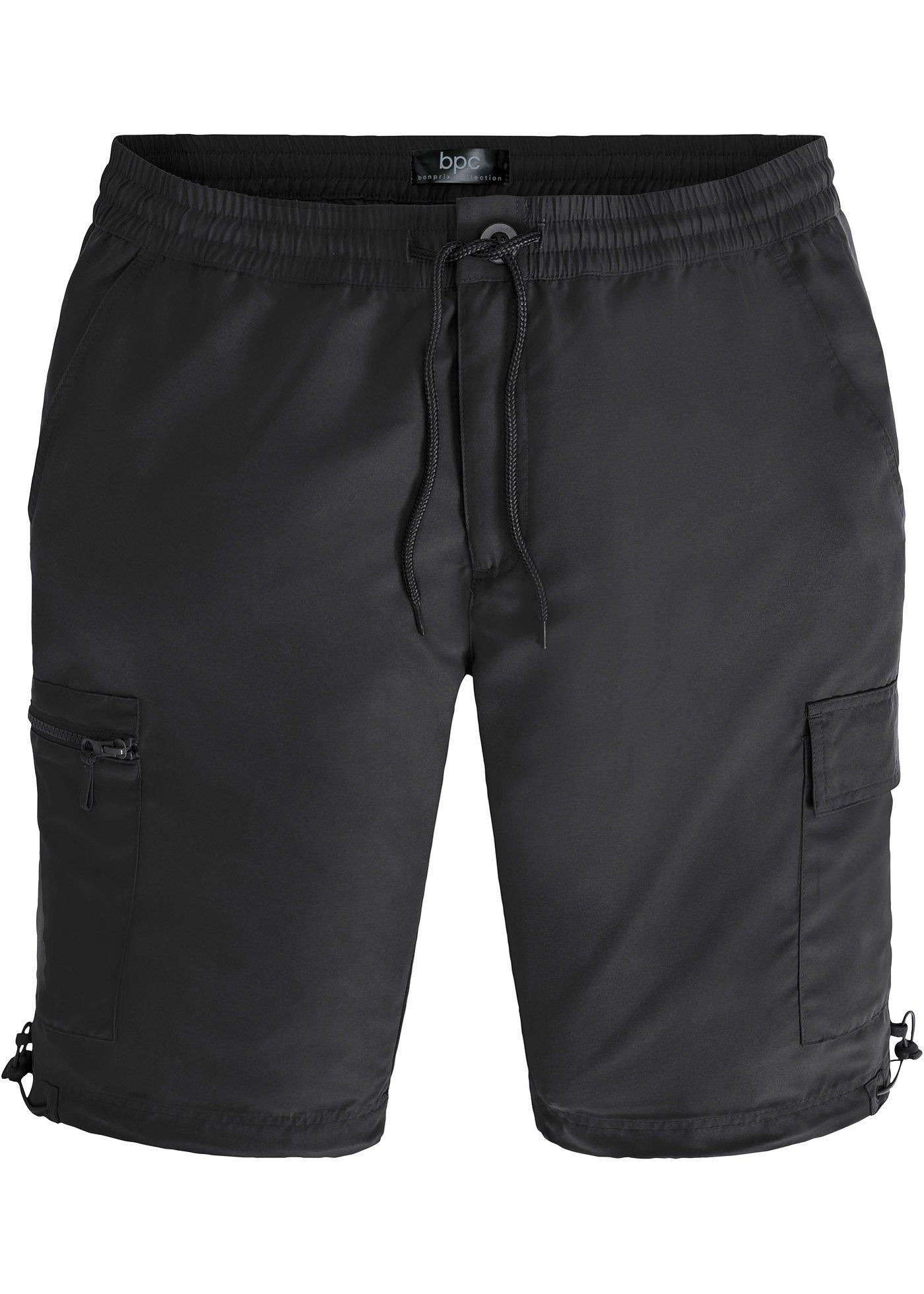 Bermuda cargo en microfibre confort pour le ventre