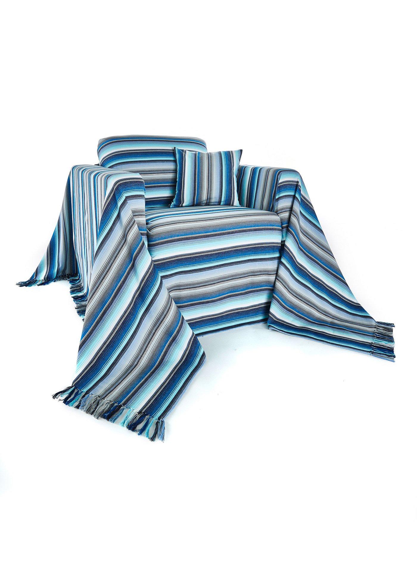 Couvre-lit à rayures