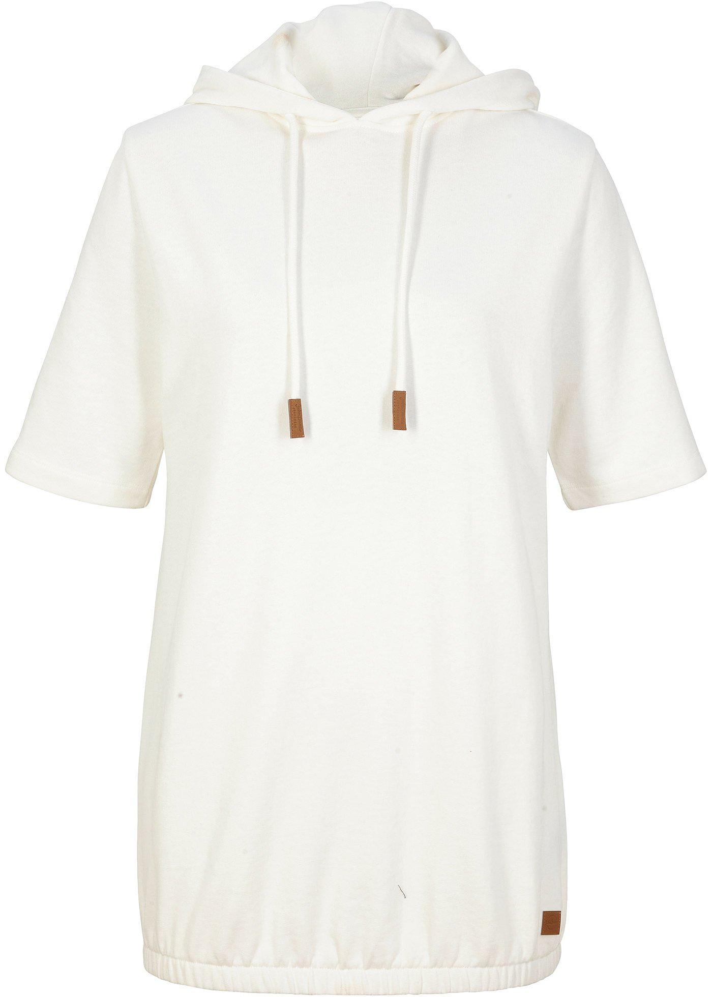 Sweat-shirt à capuche, mi-manches