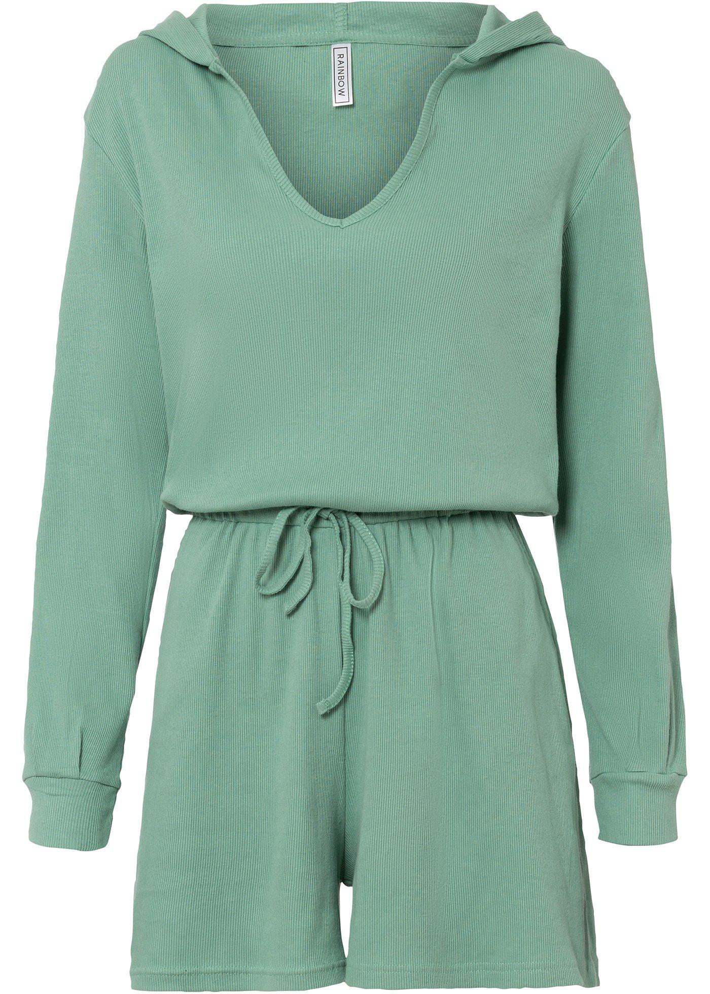 Combinaison côtelée en coton bio