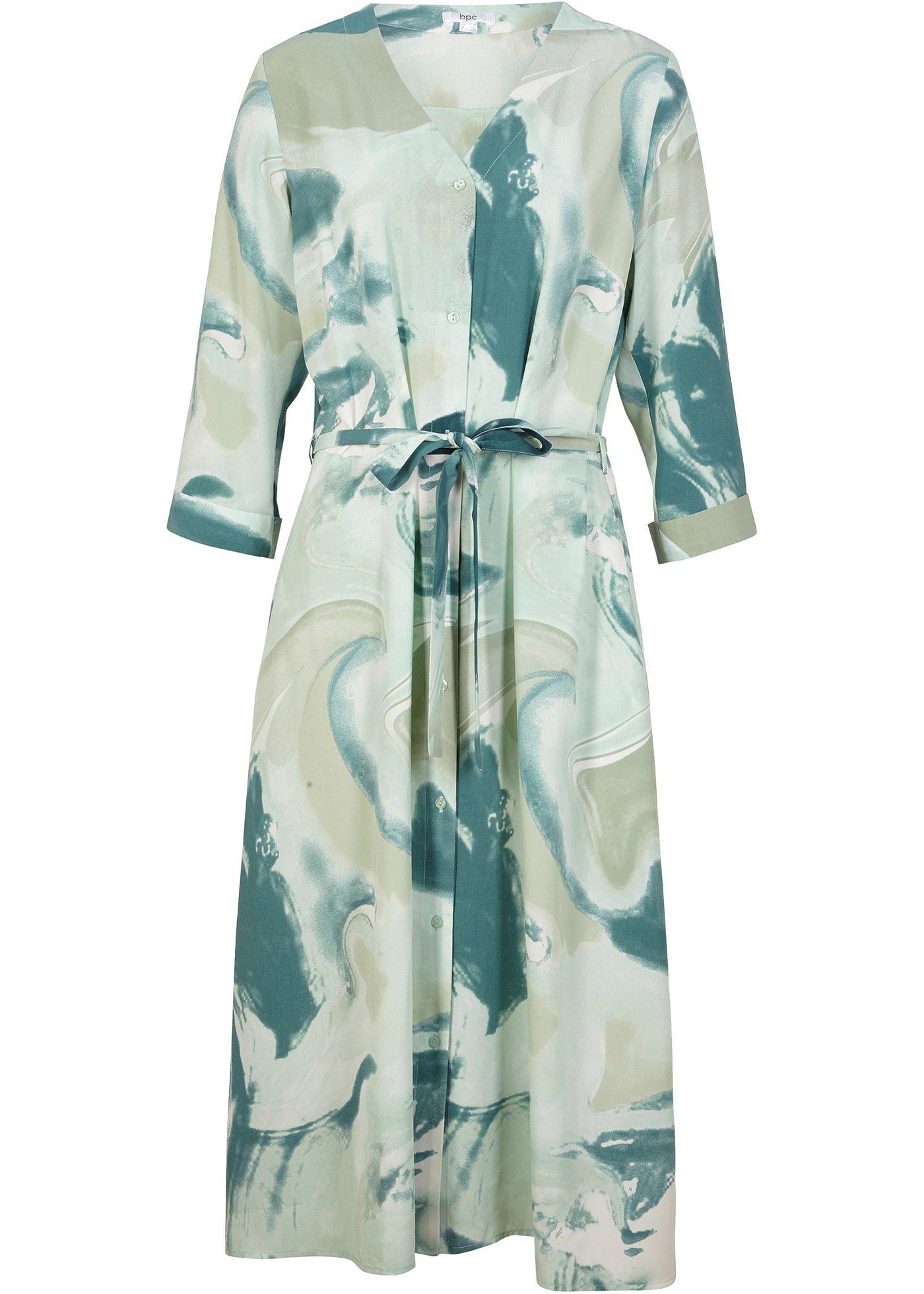 Robe midi à imprimé aquarelle