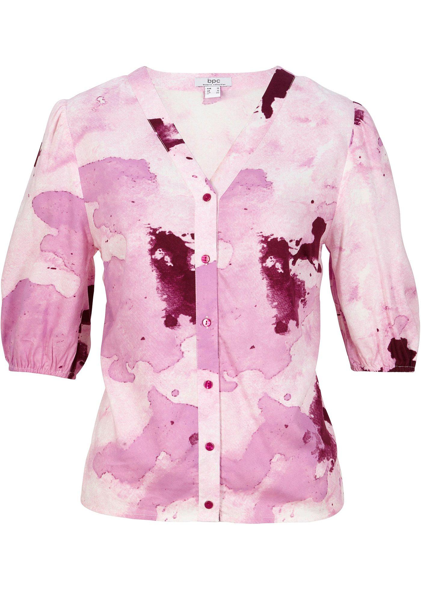 Chemisier manches courtes en viscose durable