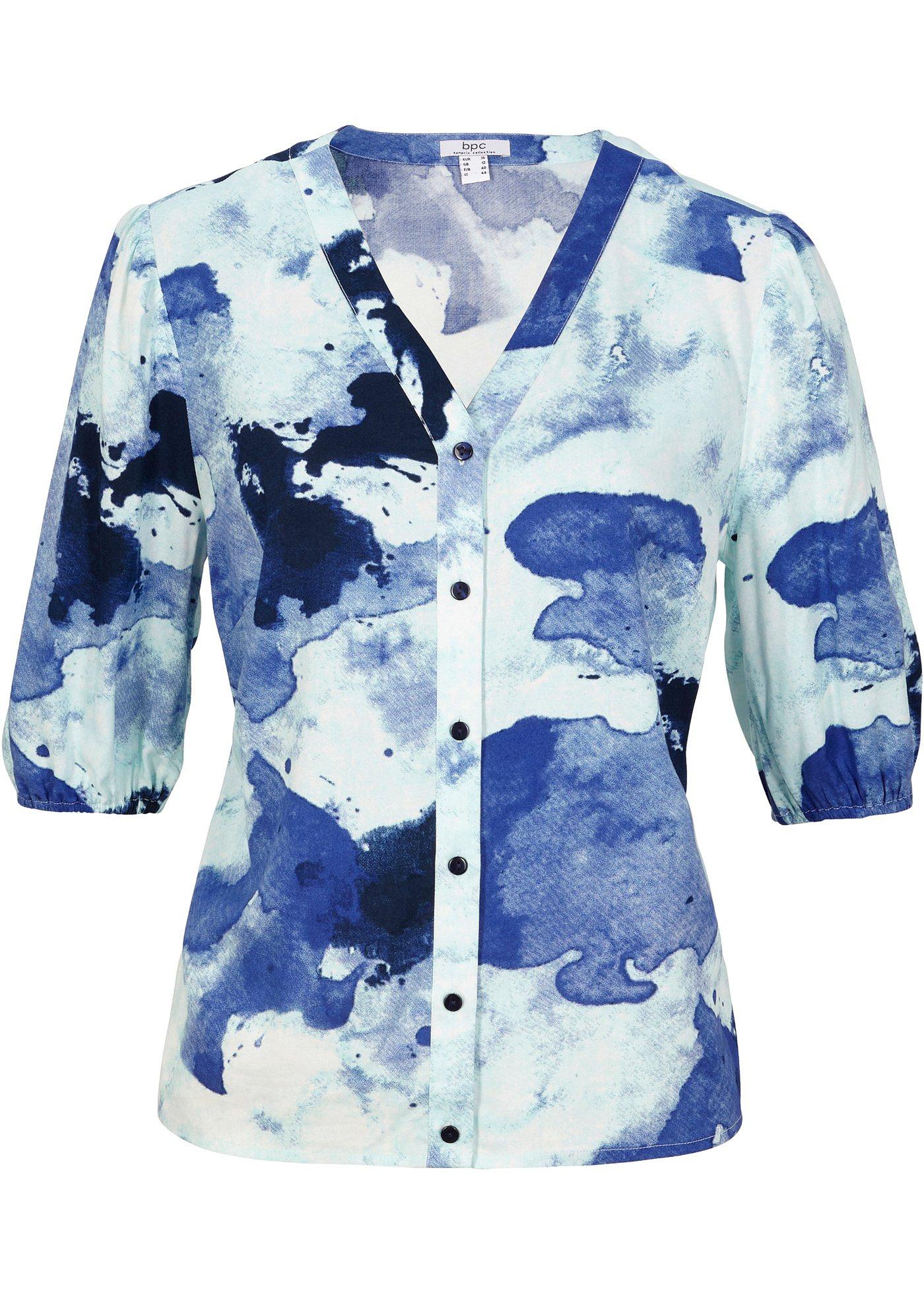 Chemisier manches courtes en viscose durable