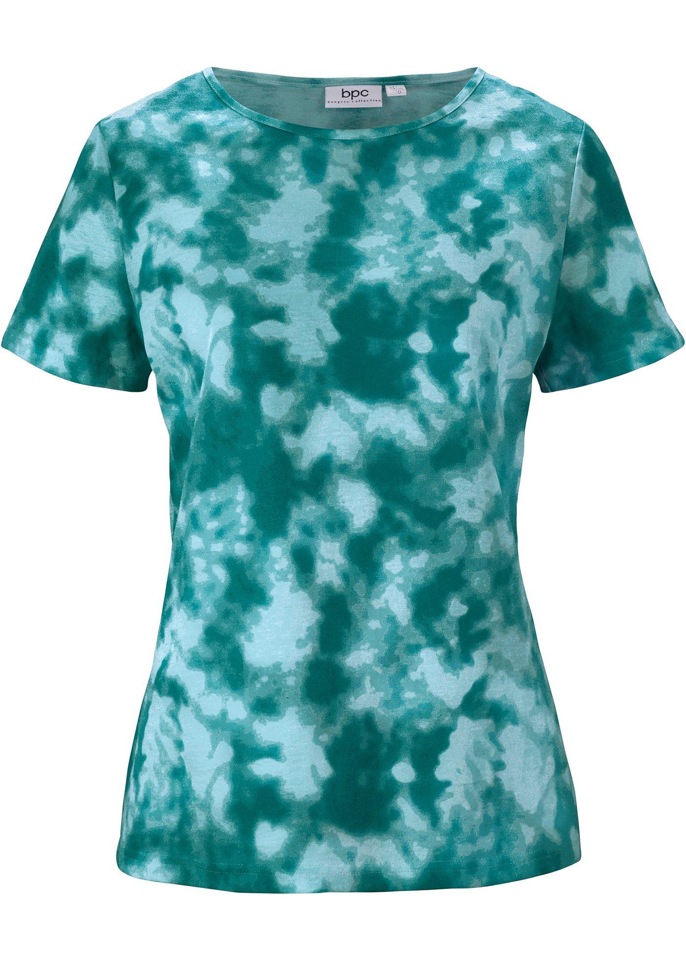 T-shirt manches courtes avec effet batik