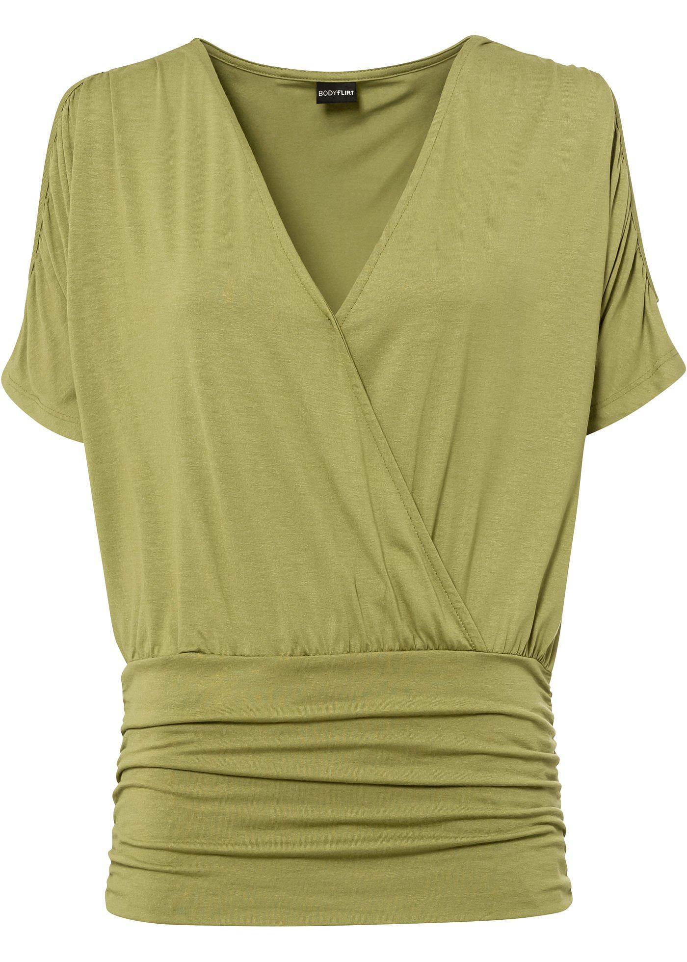 T-shirt portefeuille avec découpes