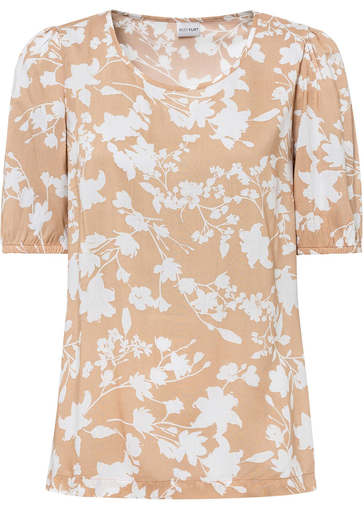 Chemisier manches courtes en viscose durable