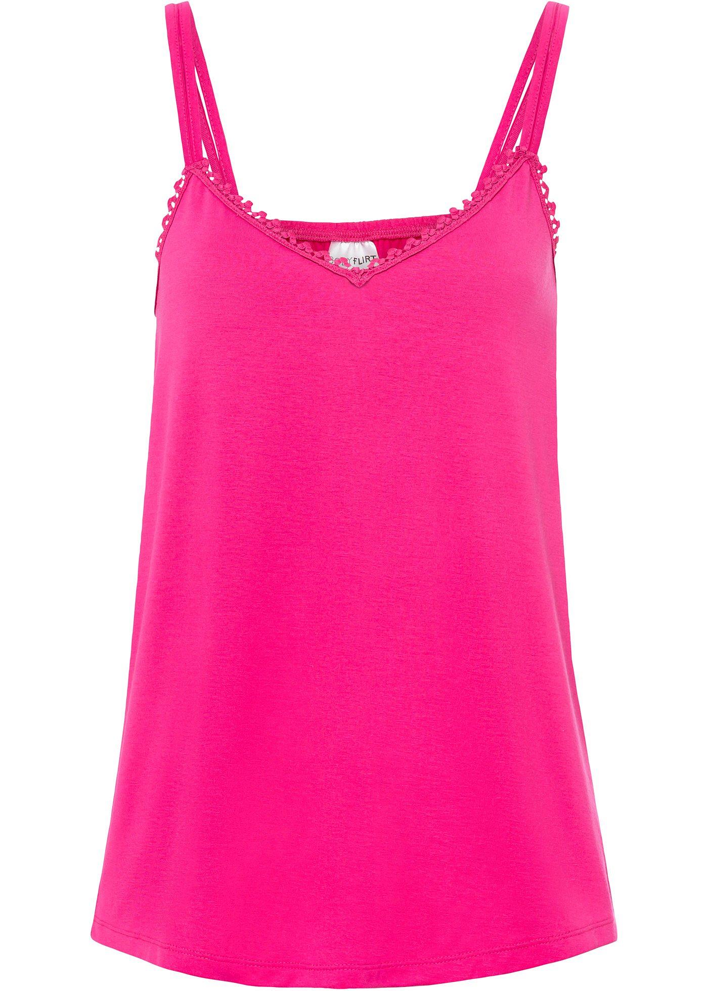 Top bretelles spaghetti en jersey en viscose durable