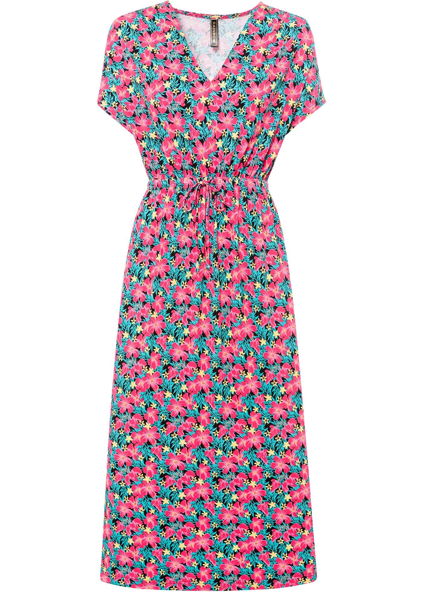 Robe midi en jersey en viscose durable