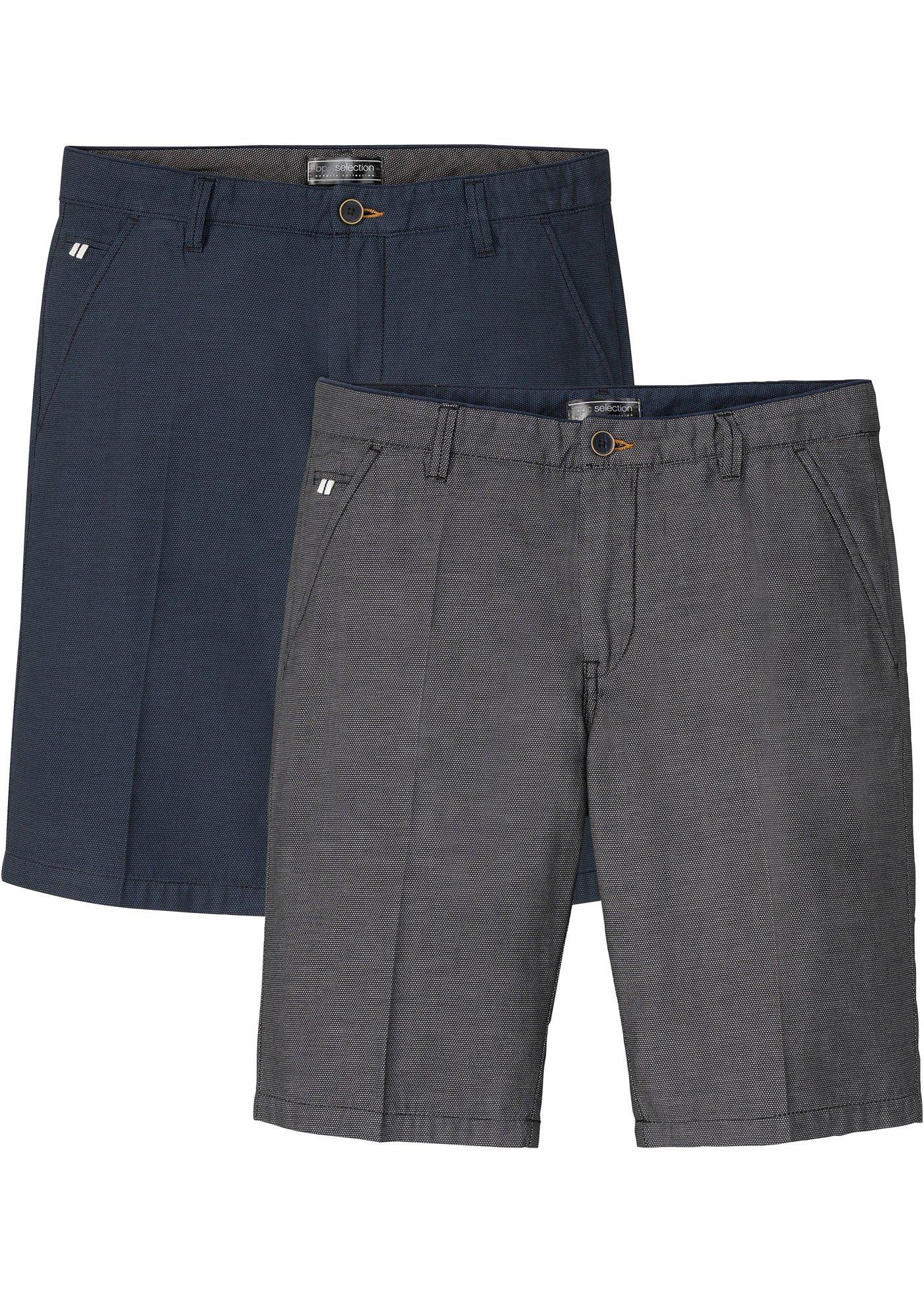 Lot de 2 bermudas chino, Regular Fit