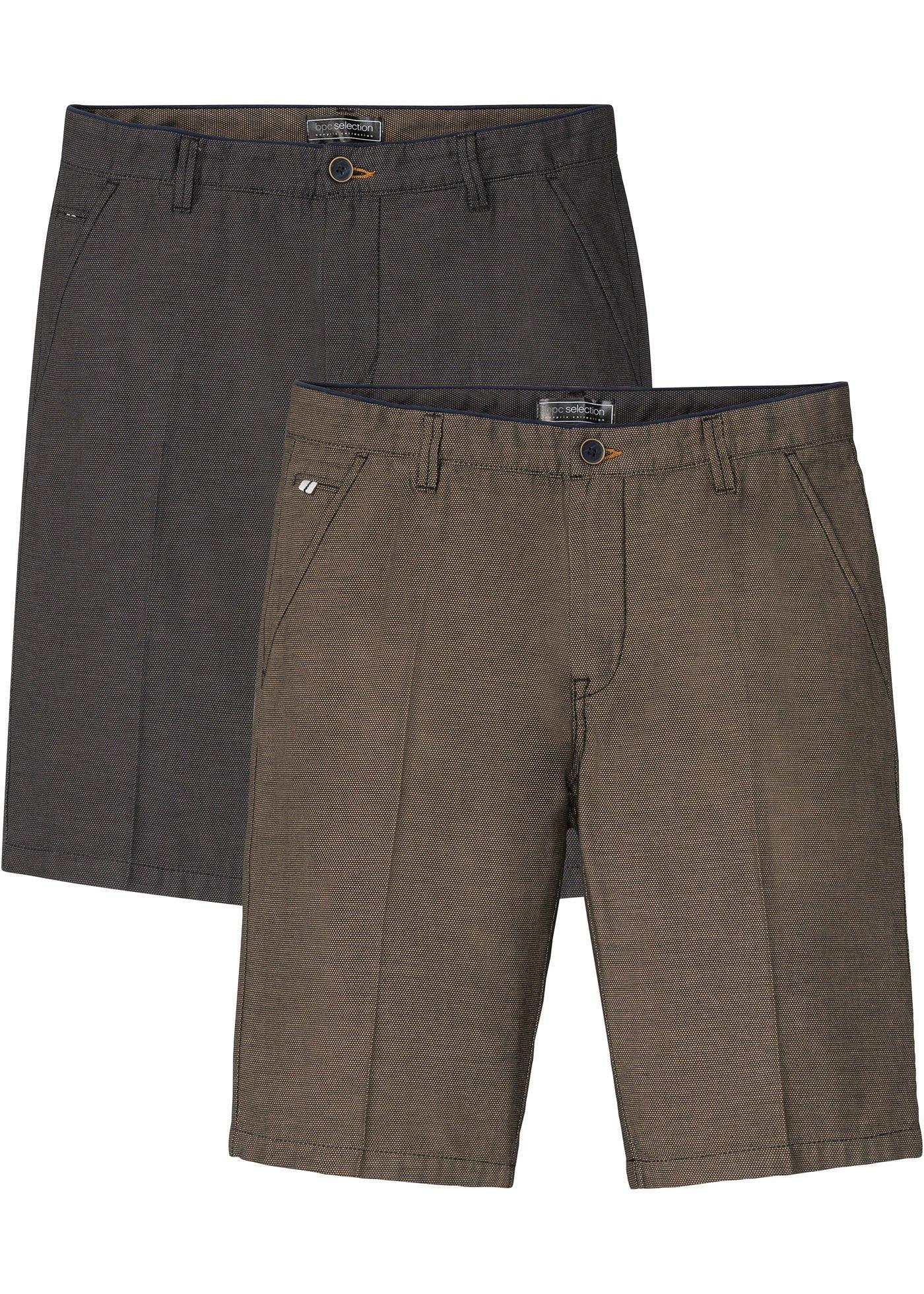 Lot de 2 bermudas chino, Regular Fit
