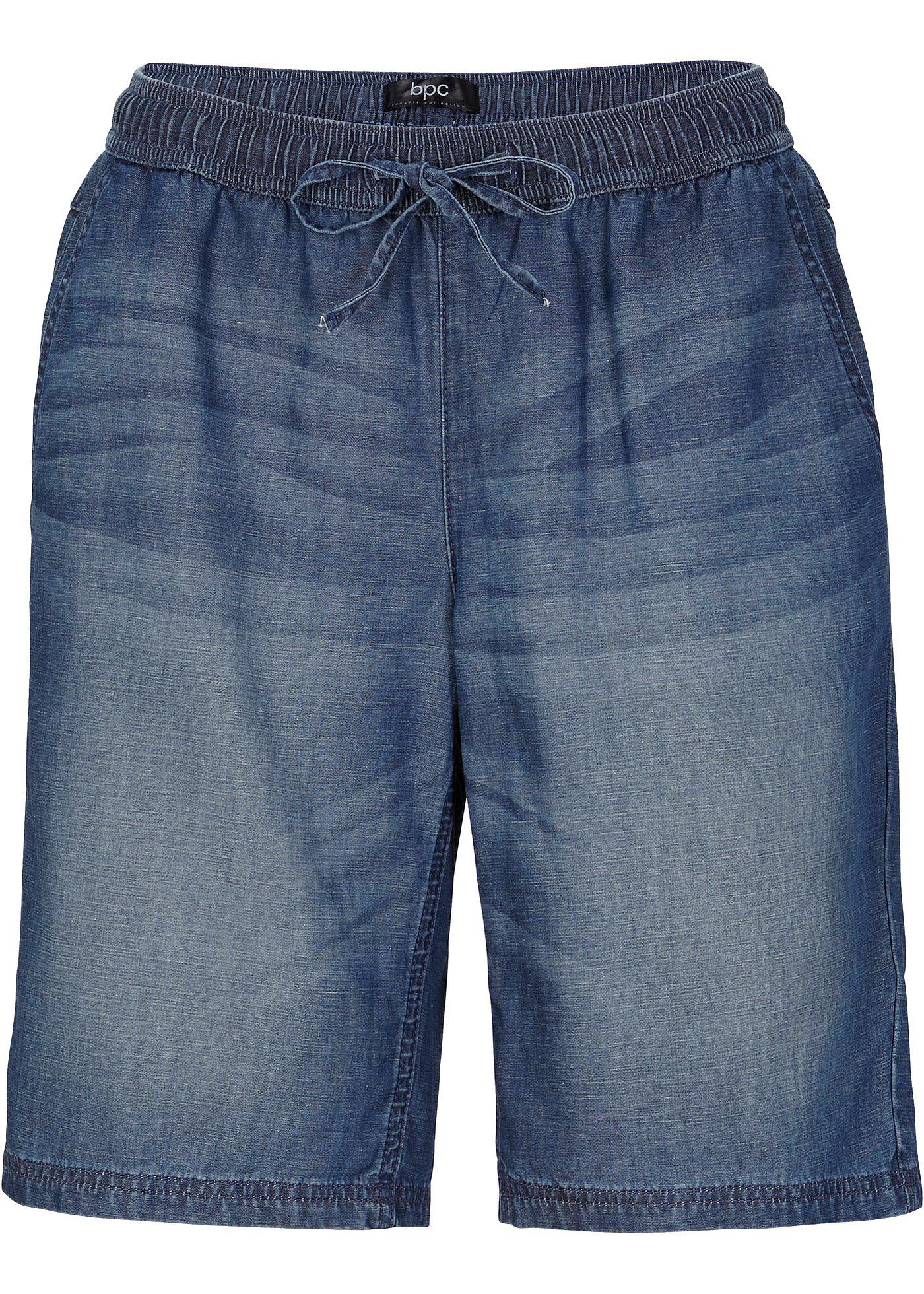 Pantalon en denim léger avec TENCEL™ Lyocell et taille confortable