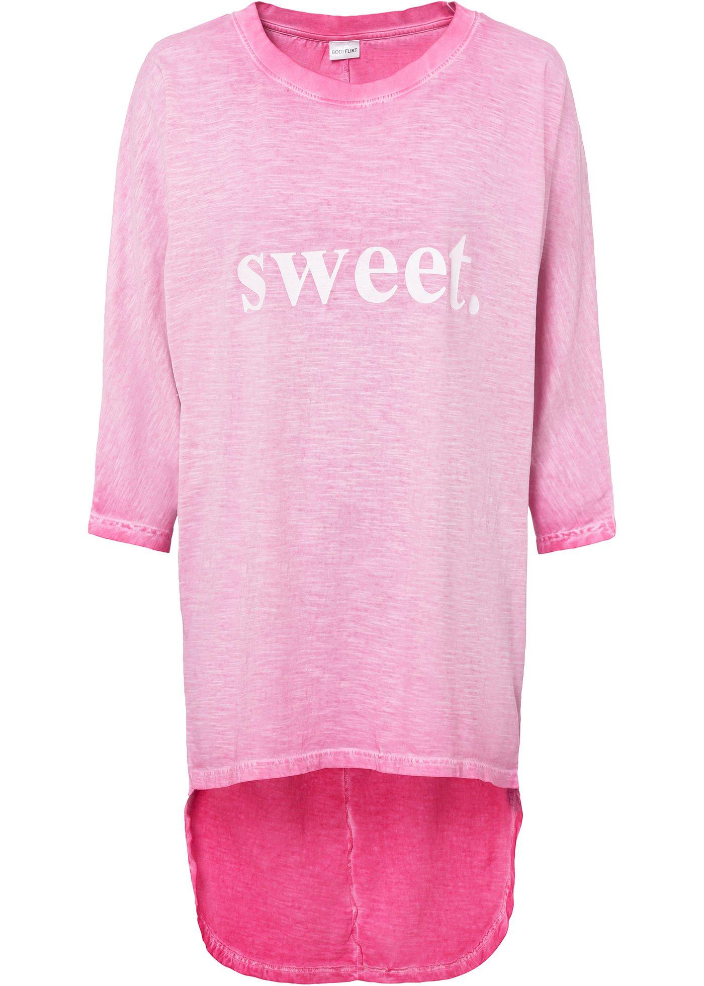 T-shirt long imprimé