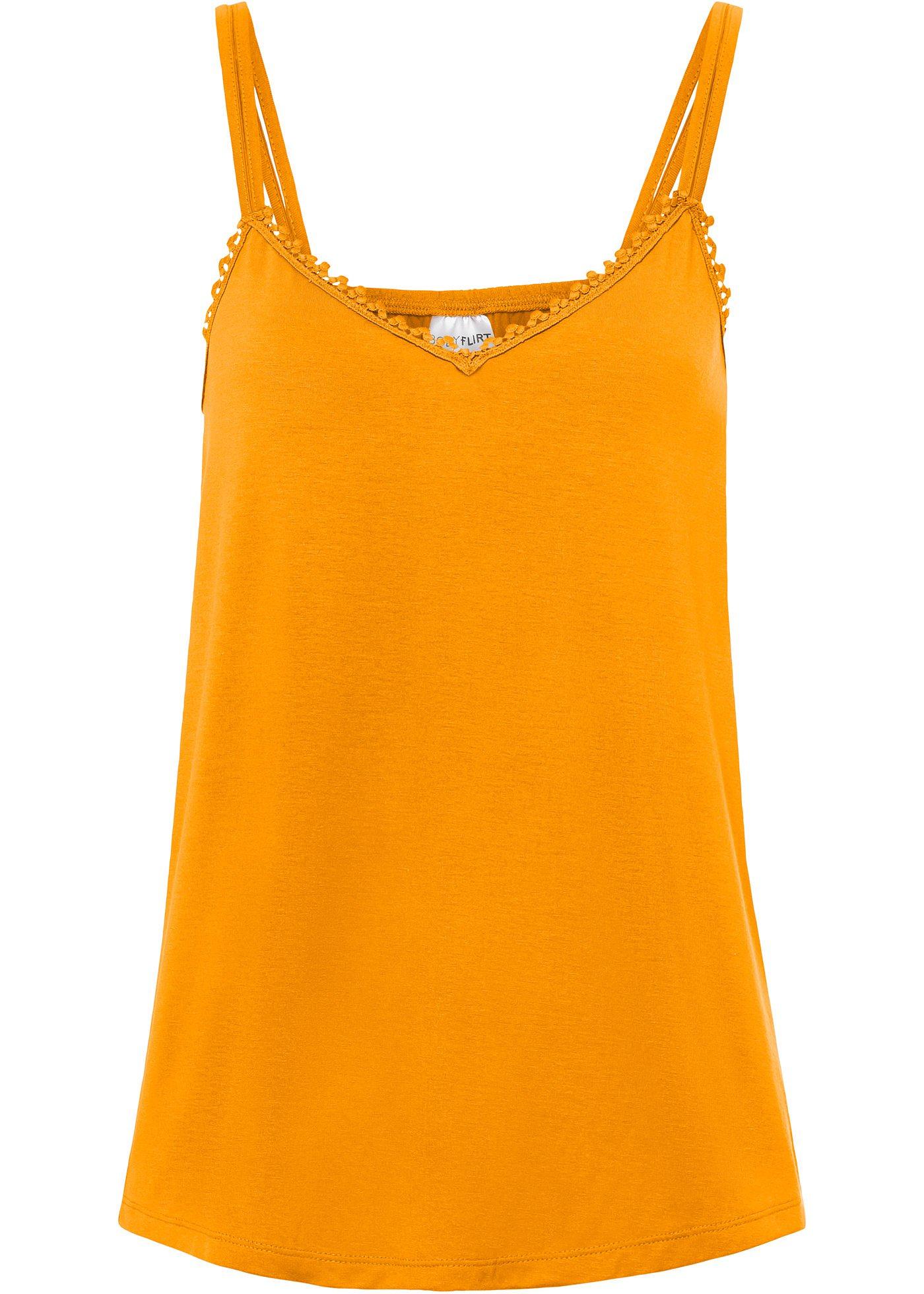 Top bretelles spaghetti en jersey en viscose durable