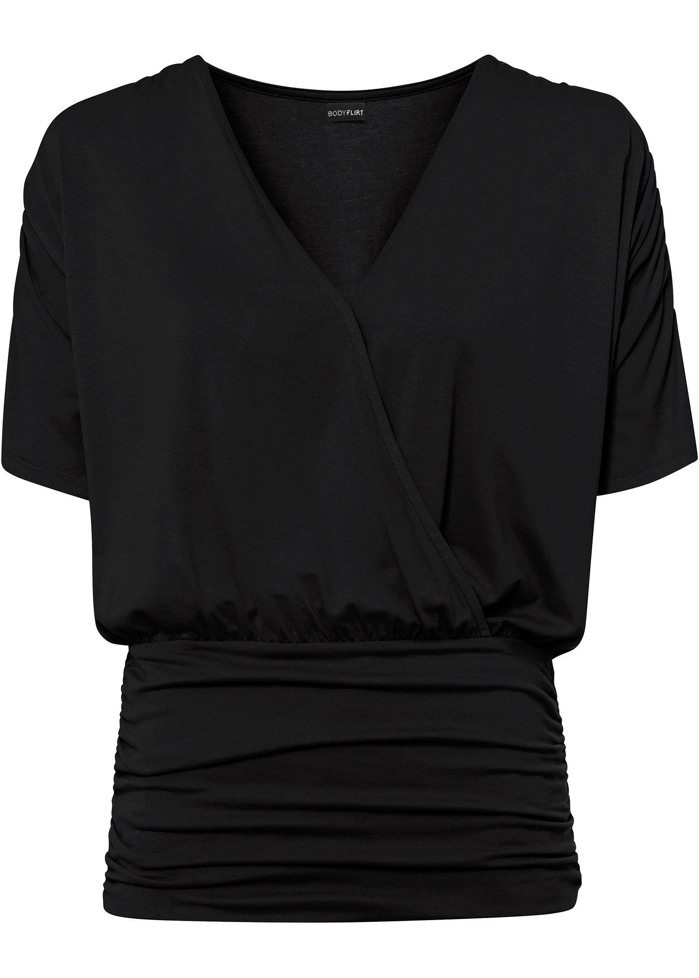 T-shirt portefeuille avec découpes