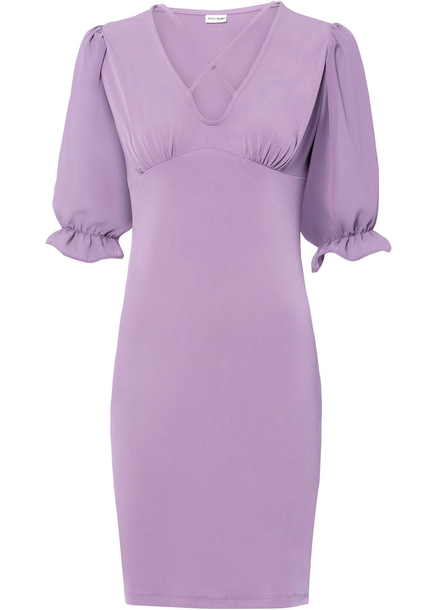 Robe à manches en chiffon