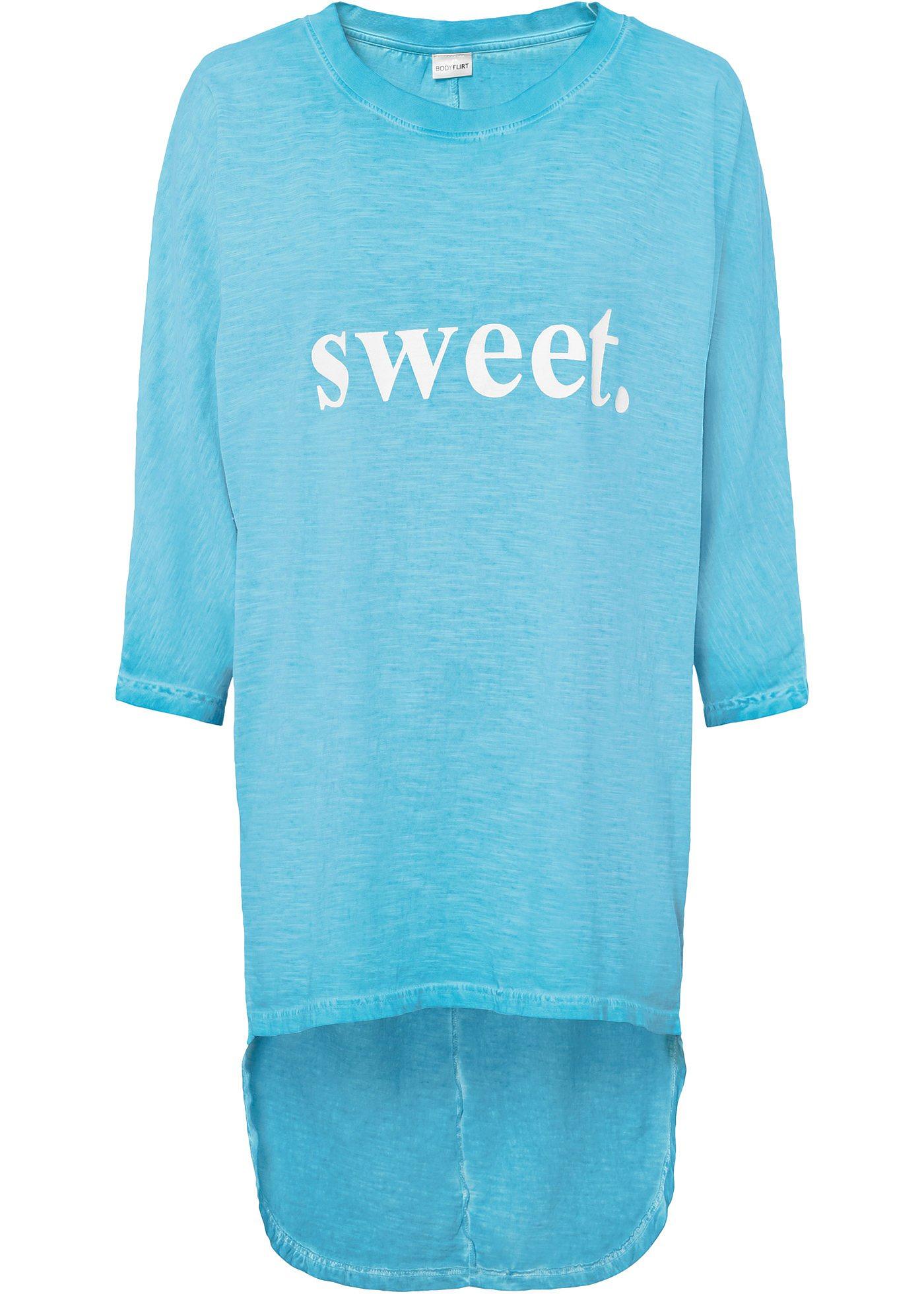 T-shirt long imprimé