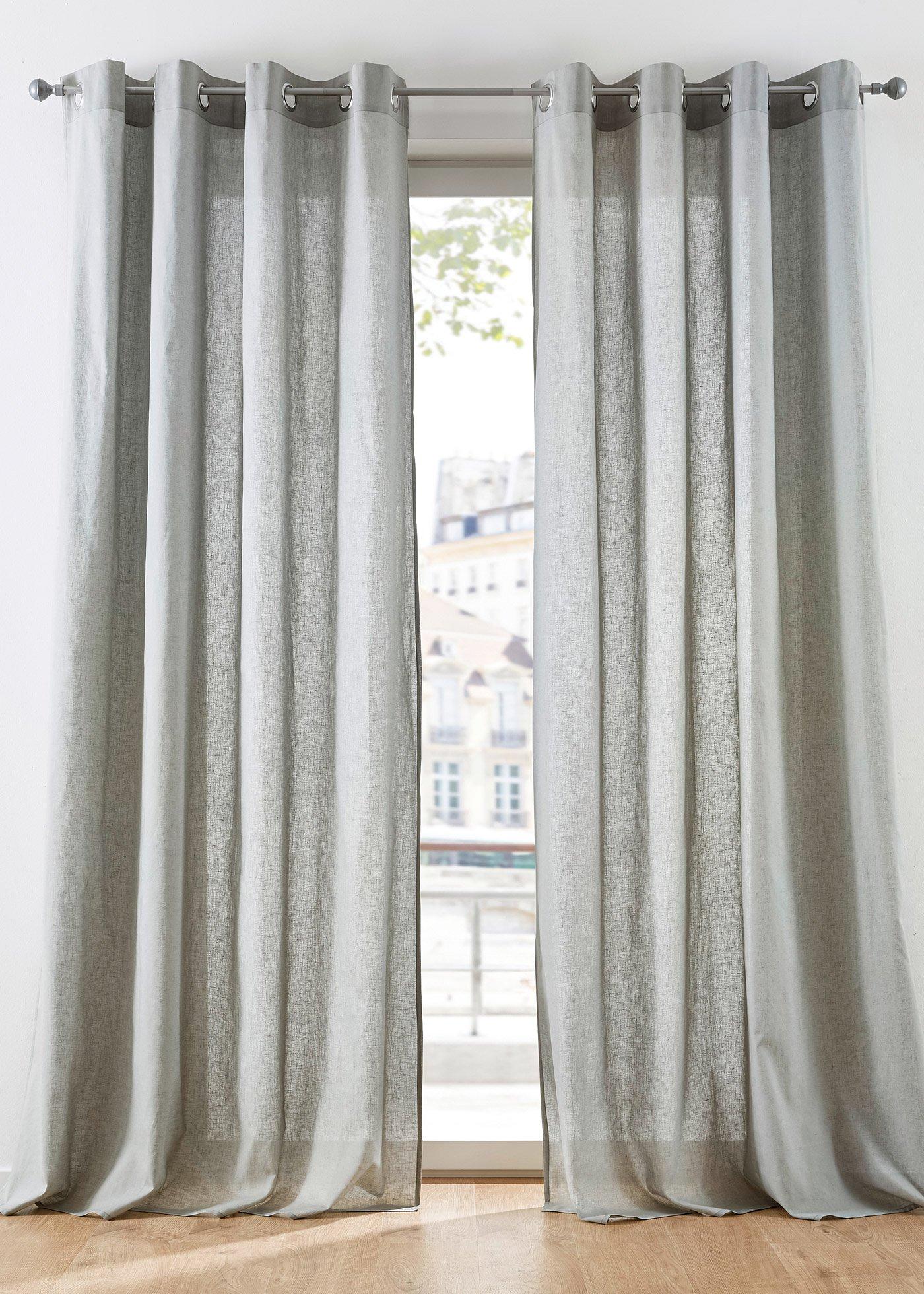 Panneau coton avec teneur en lin (1 pce.)