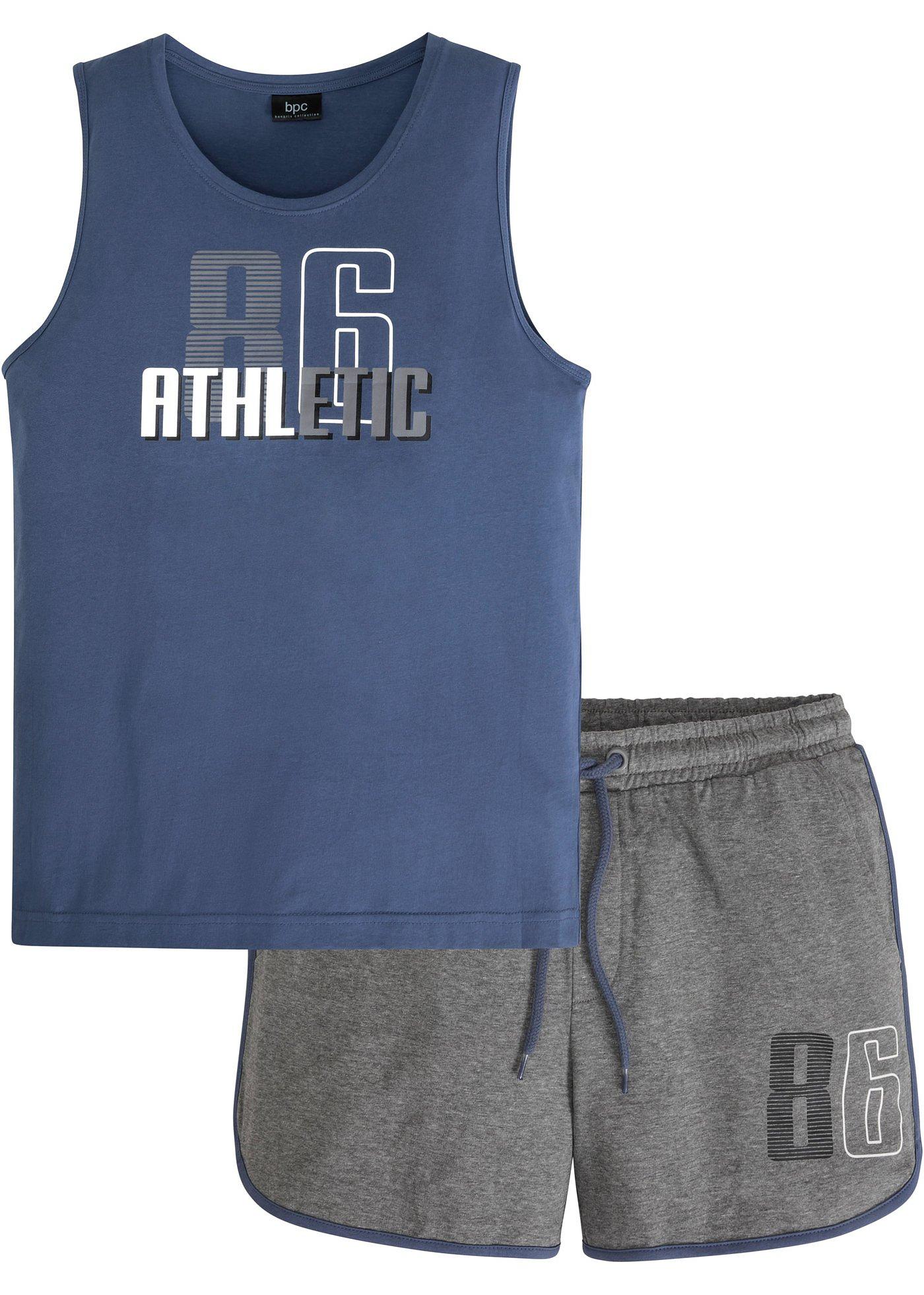 Top et short court en sweat (Ens. 2 pces.)