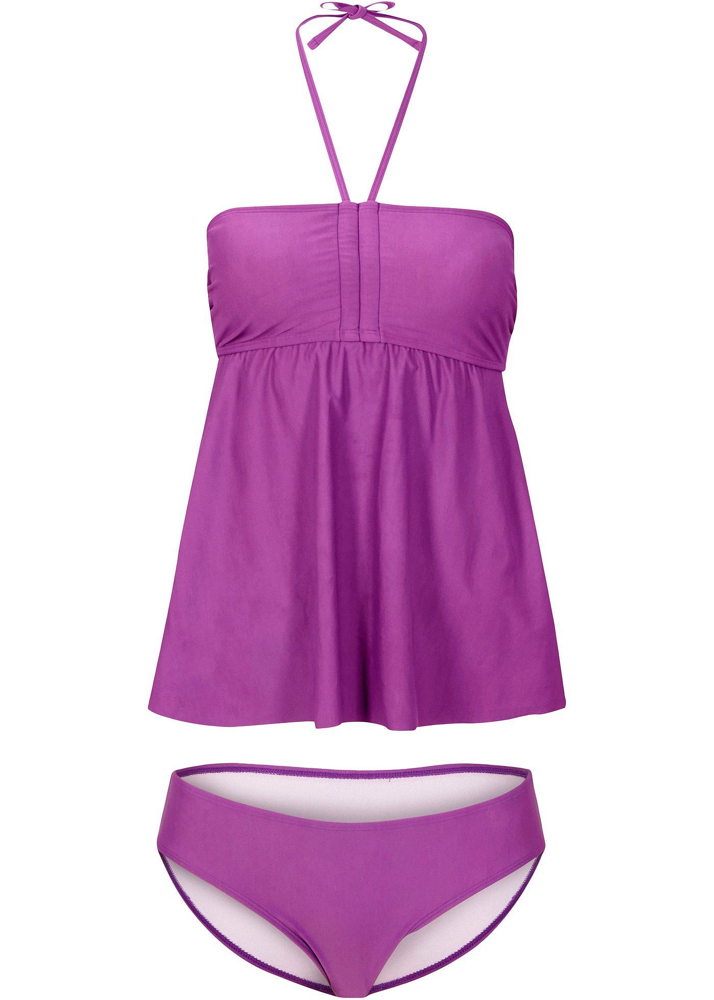 Tankini bustier dos nu (Ens. 2 pces.) durable