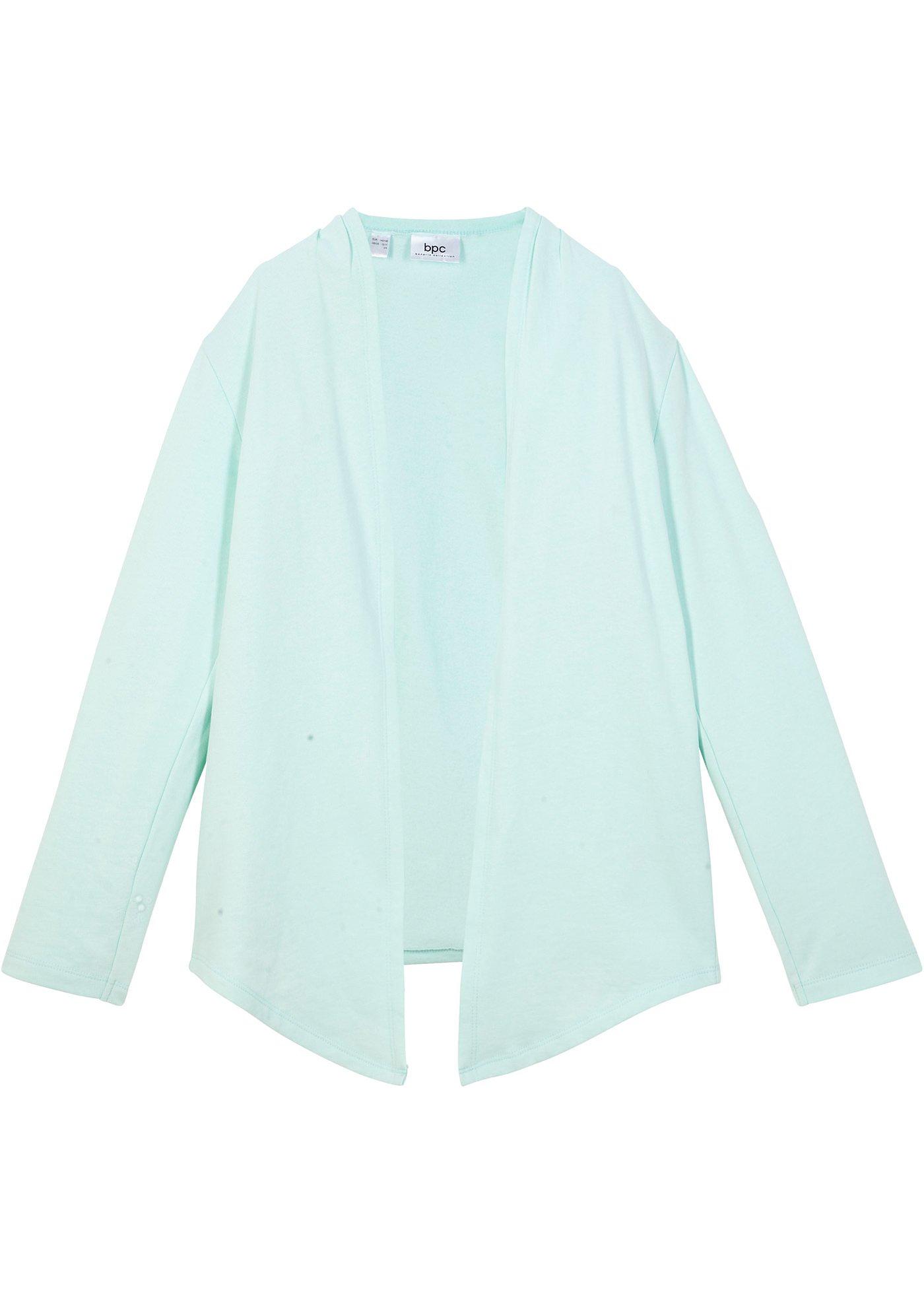 Gilet sweat à pans fille en coton