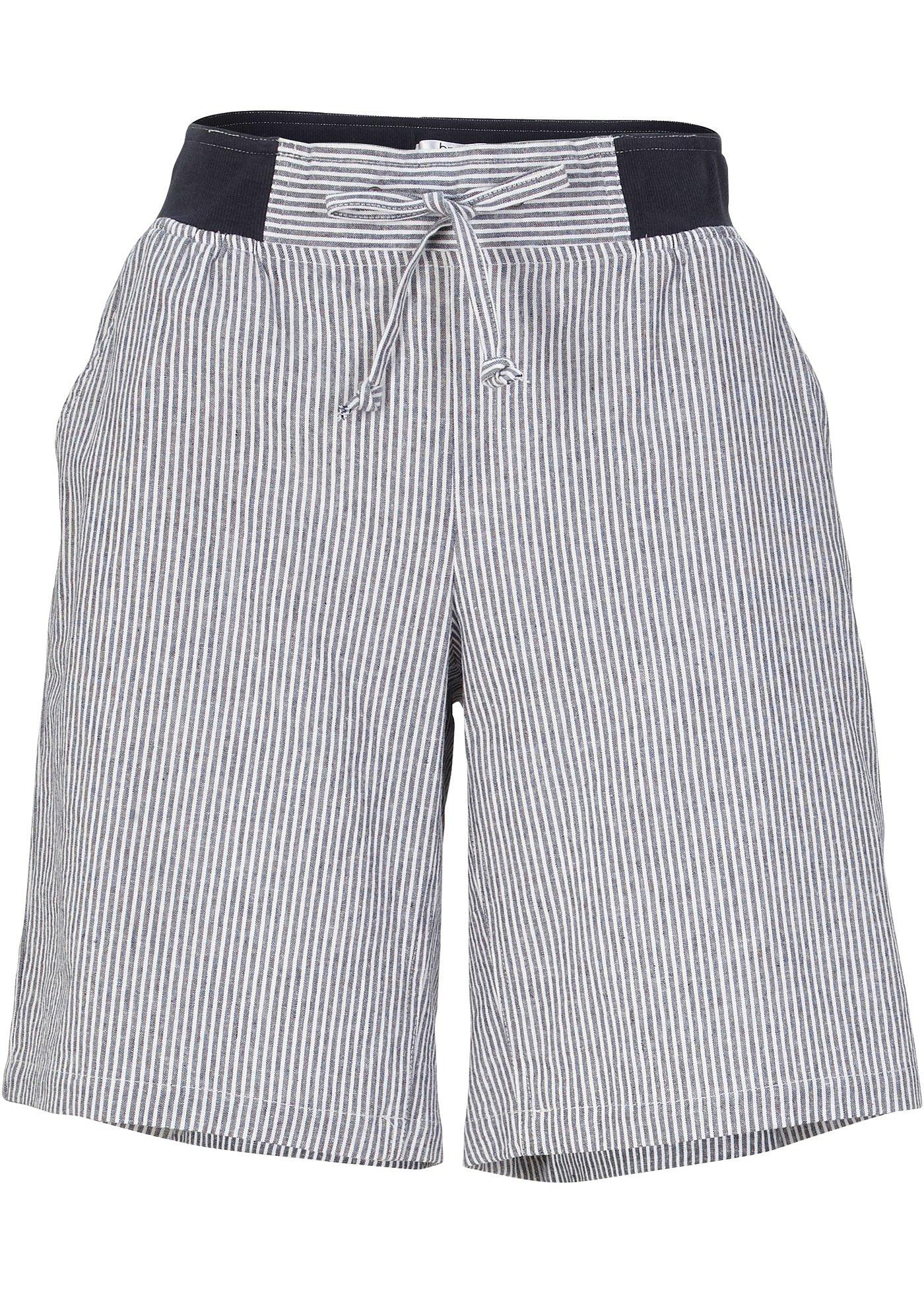 Bermuda en lin mélangé