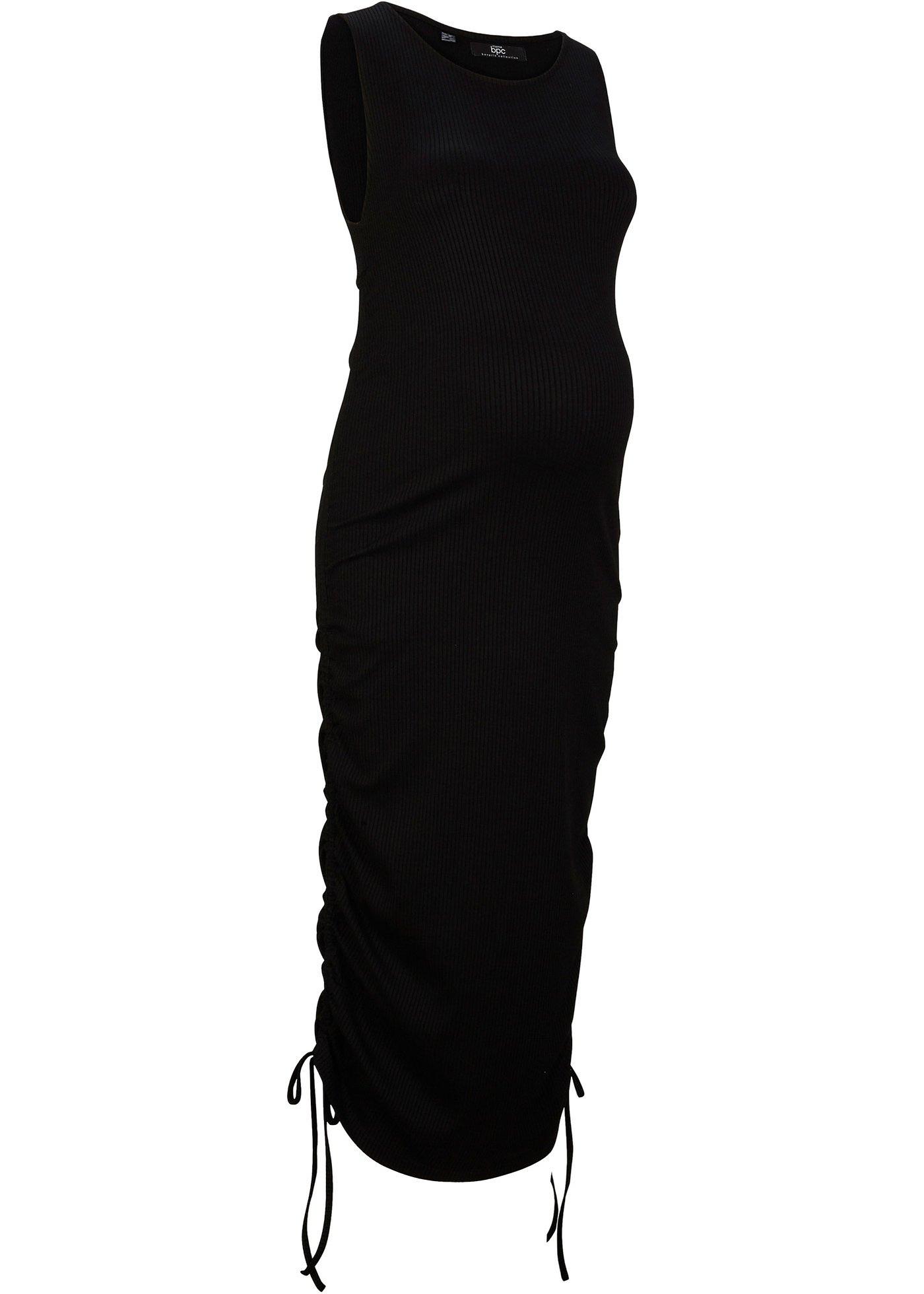 Robe de grossesse côtelée