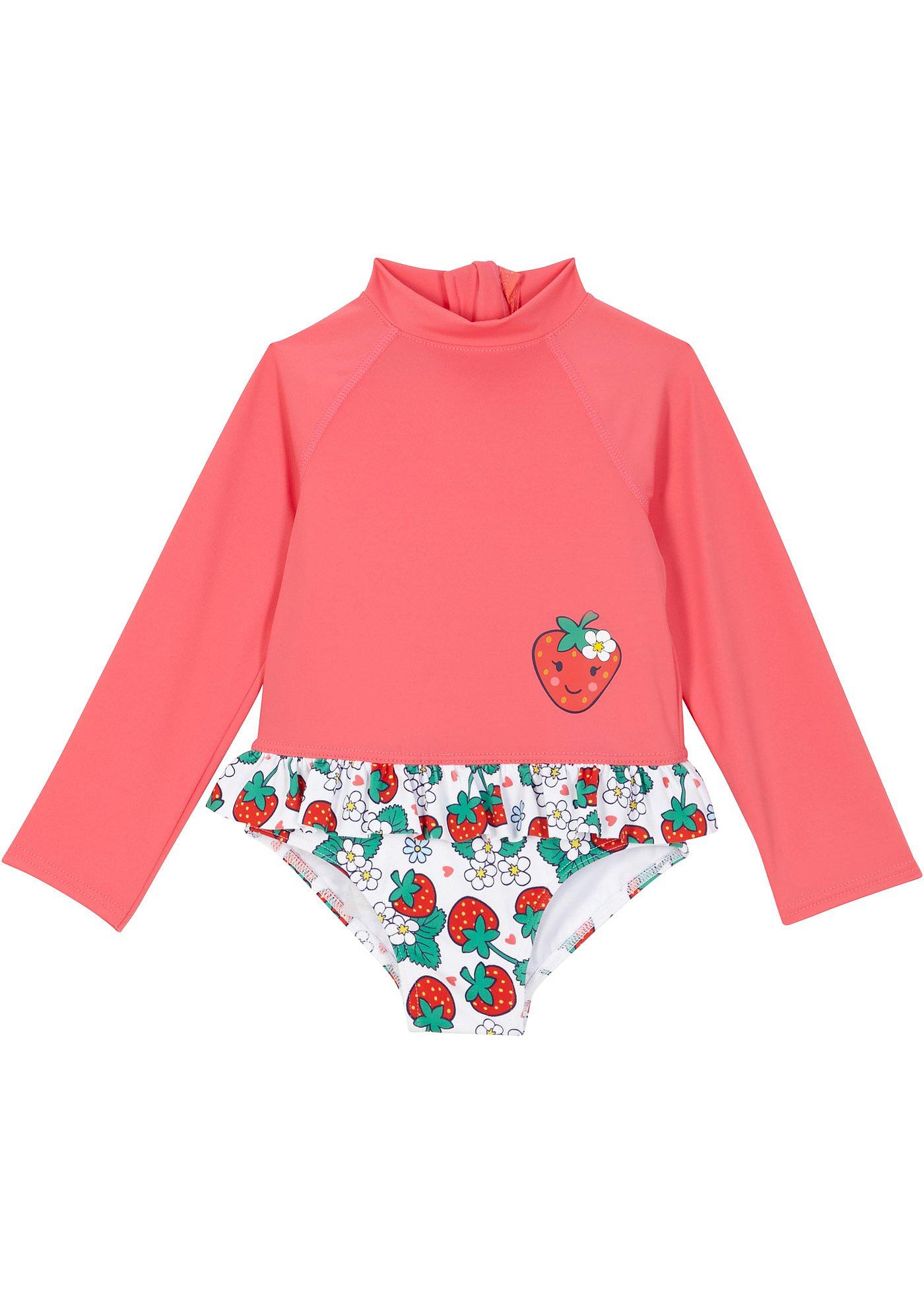 Maillot de bain 1 pièce manches longues anti-UV bébé