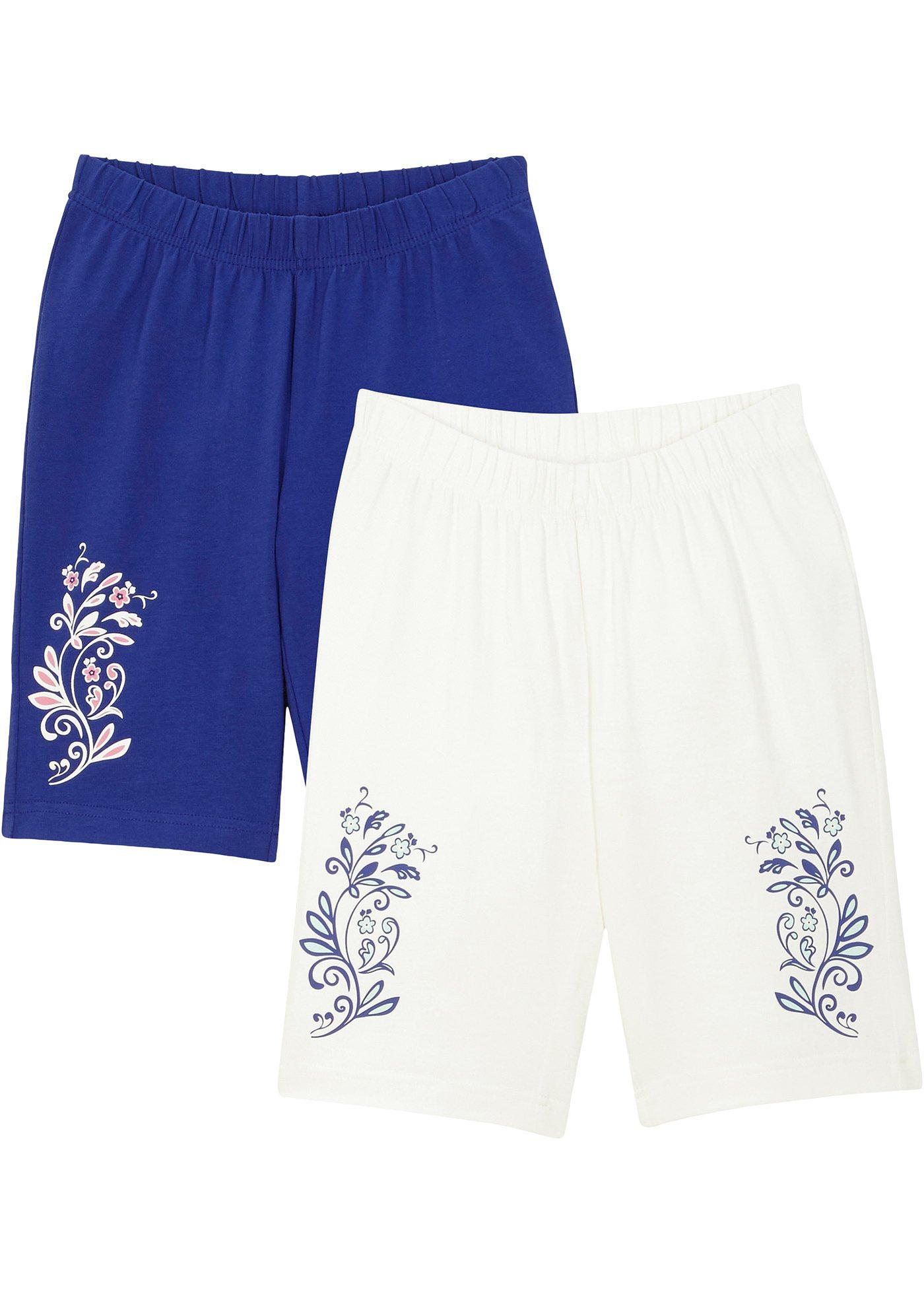 Lot de 2 cyclistes fille avec coton bio