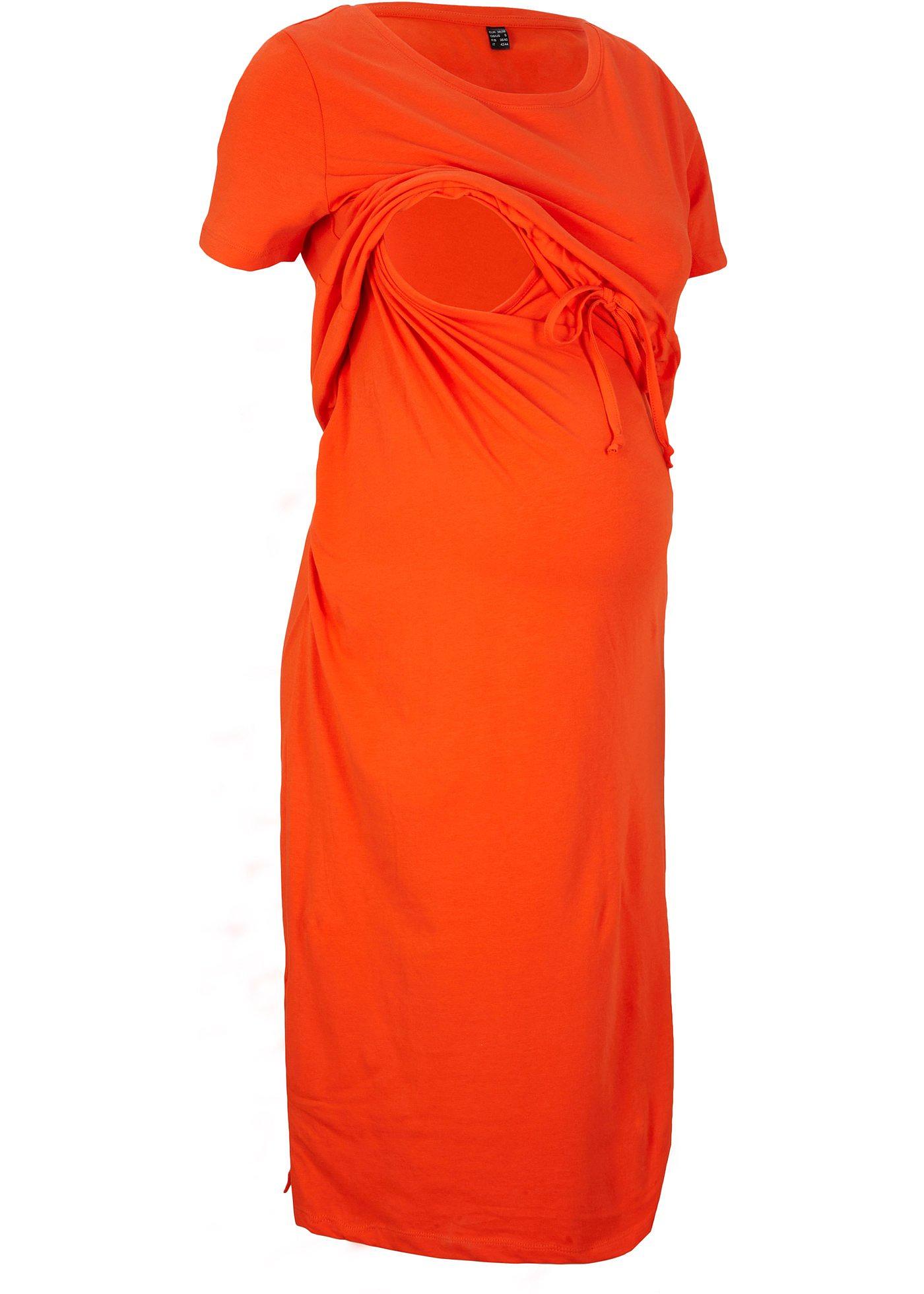 Robe de grossesse avec fonction allaitement et T-shirt cropped (Ens. 2 pces.)