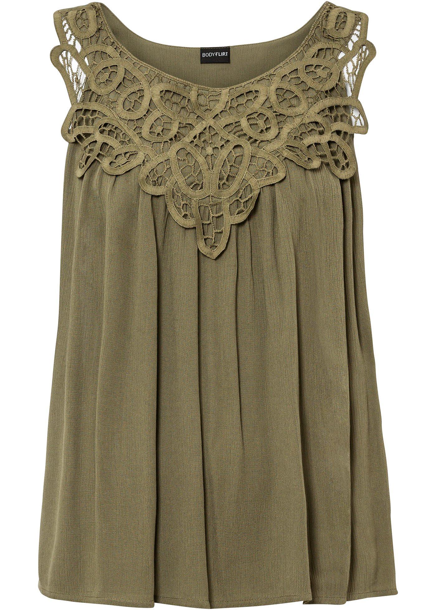 Top-blouse à dentelle