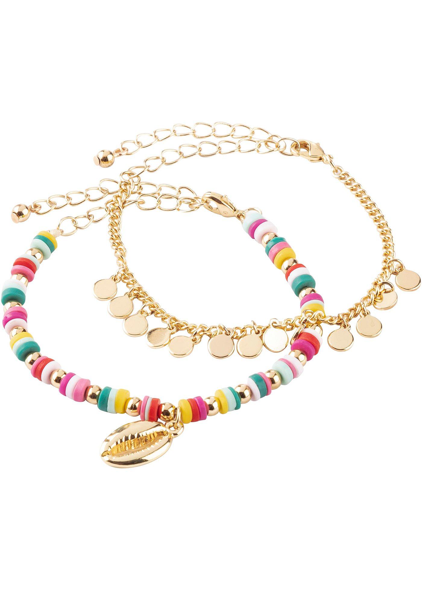 Lot de 2 chaînes de cheville