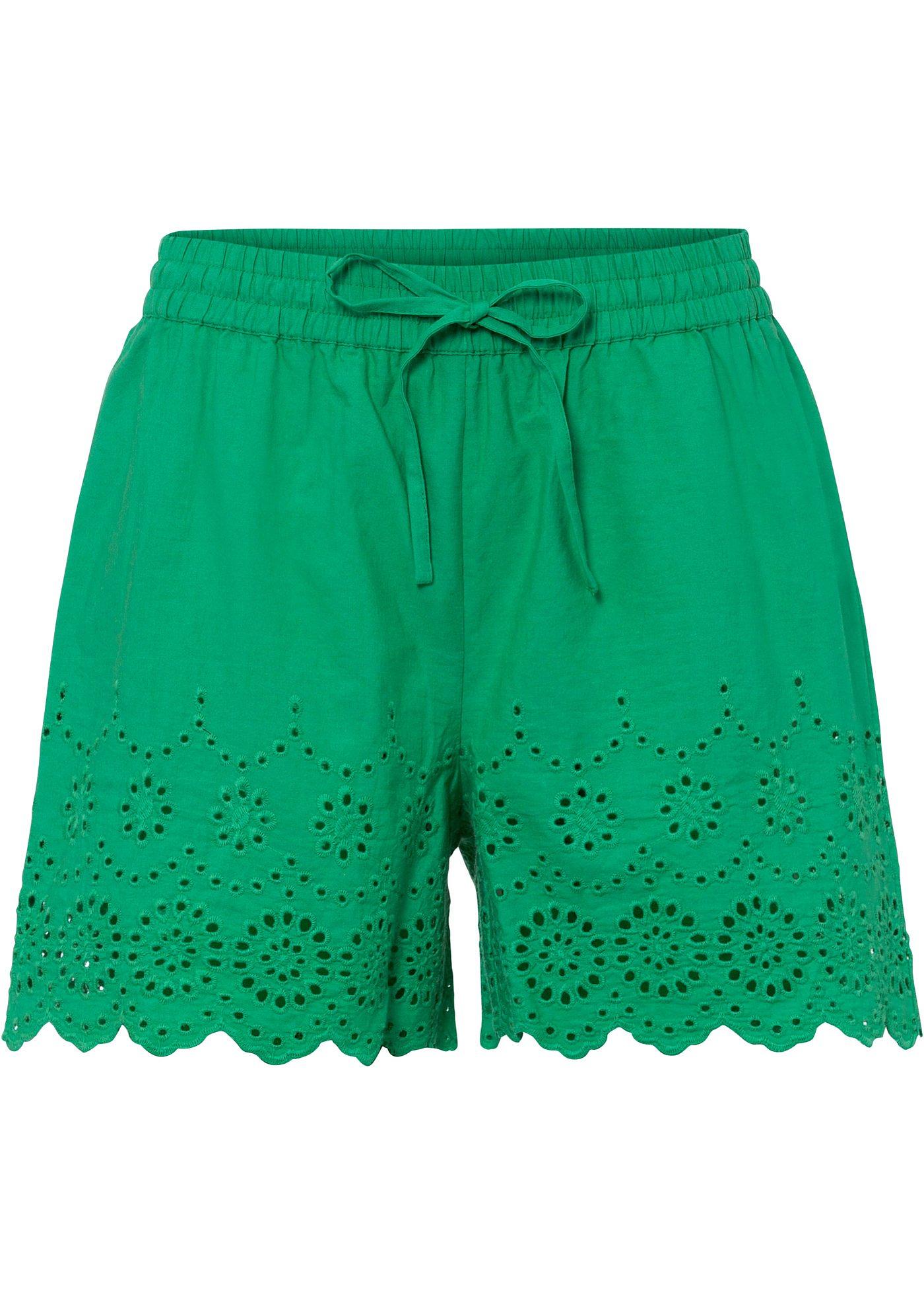 Short à broderie ajourée