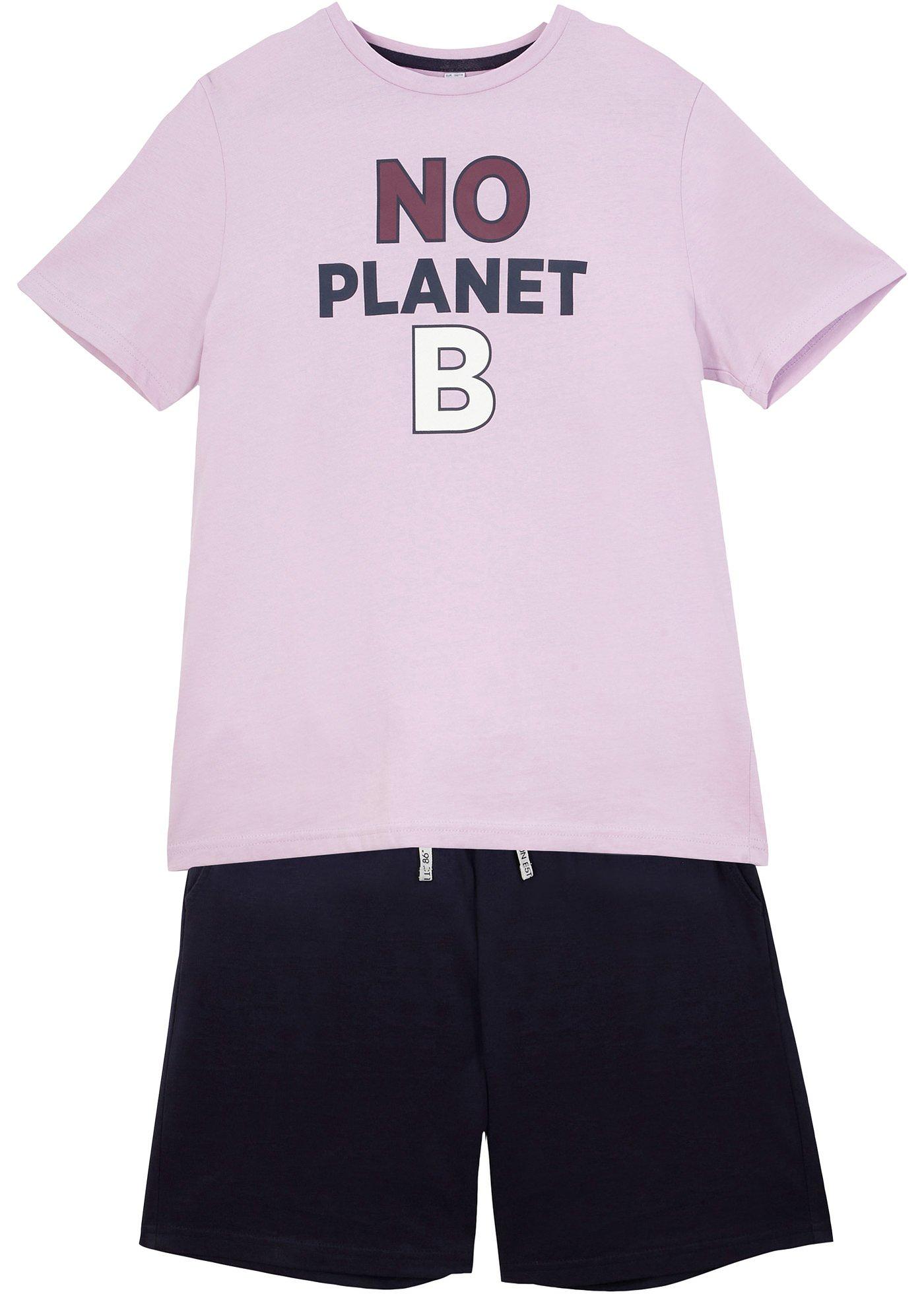 T-shirt + bermuda enfant en coton bio (Ens. 2 pces.)