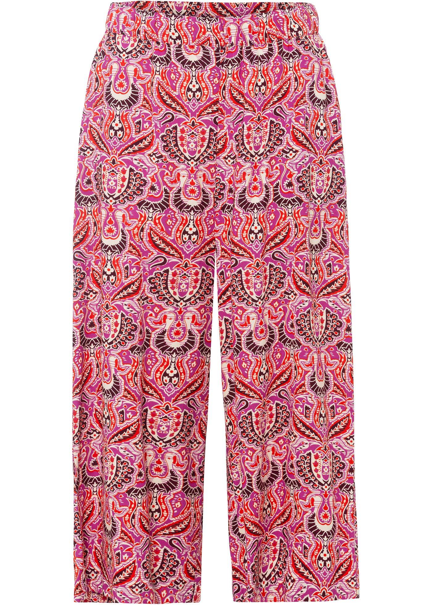 Jupe-culotte imprimée en viscose durable