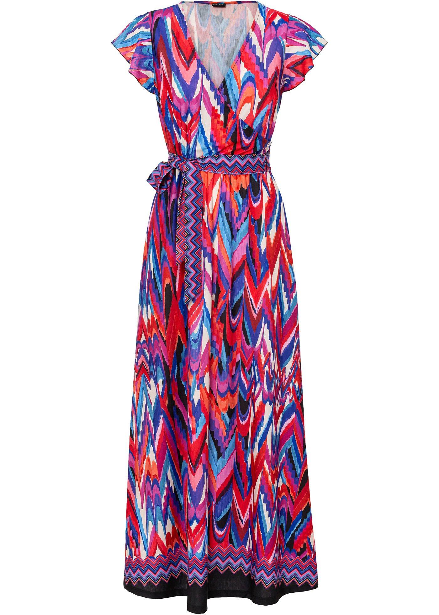 Robe longue imprimée