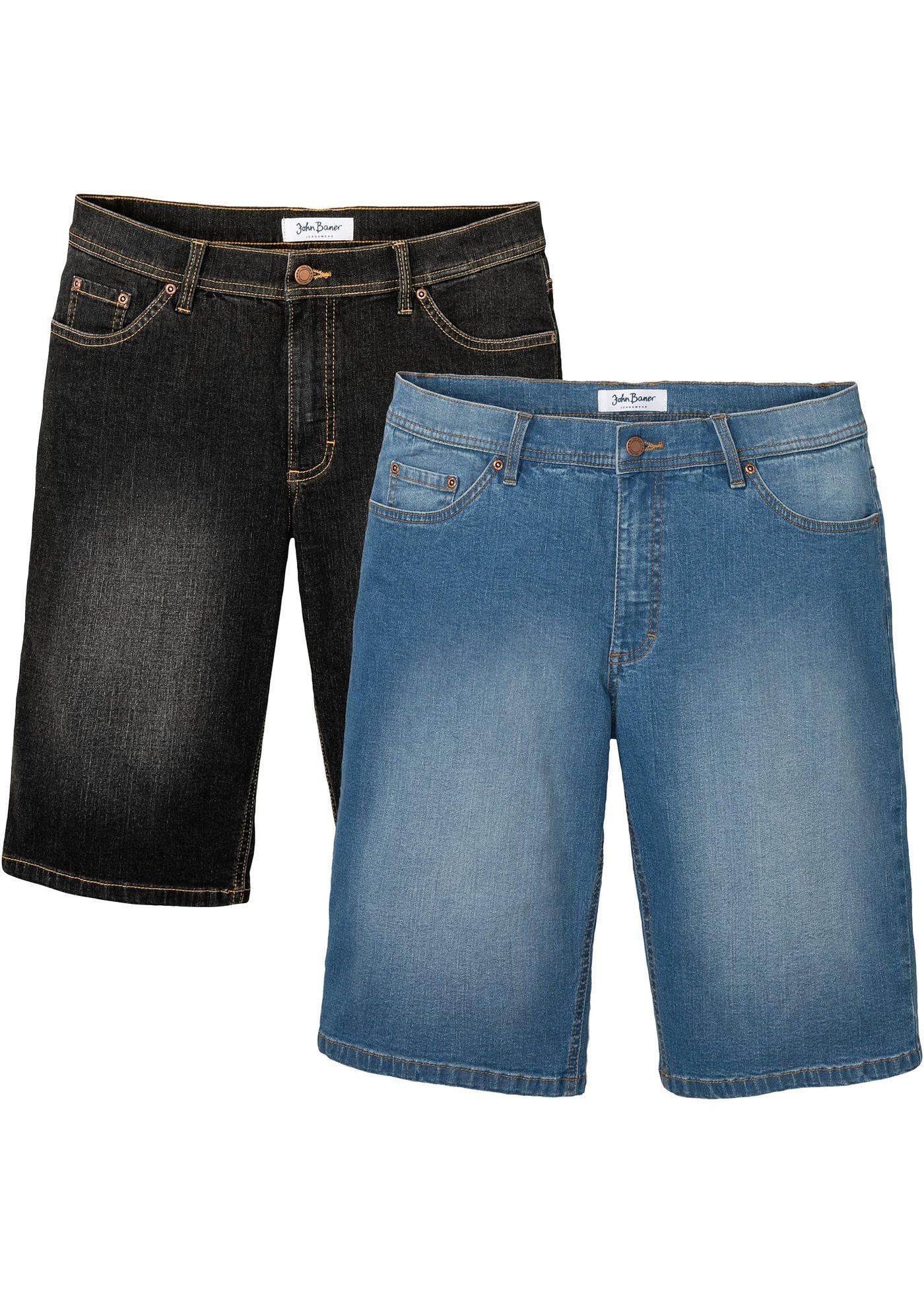 Image de Lot de 2 bermudas ultra soft stretch, Regular Fit