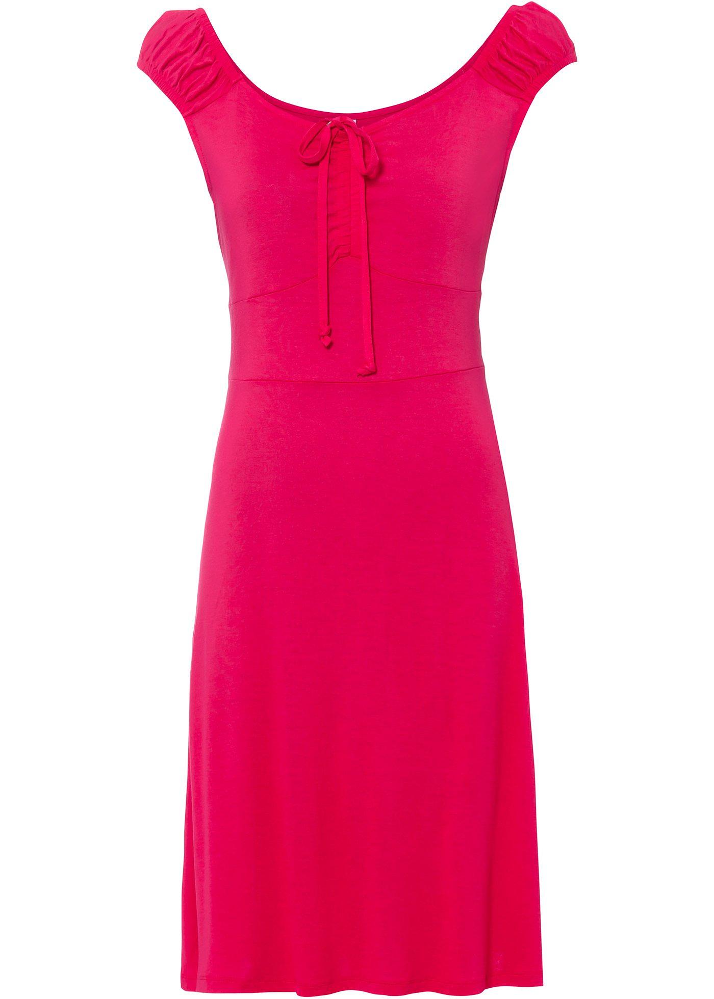 Robe en jersey avec fronces