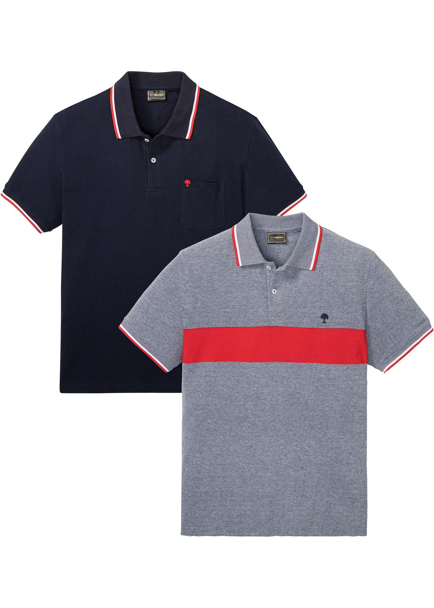 Lot de 2 polos, manches courtes