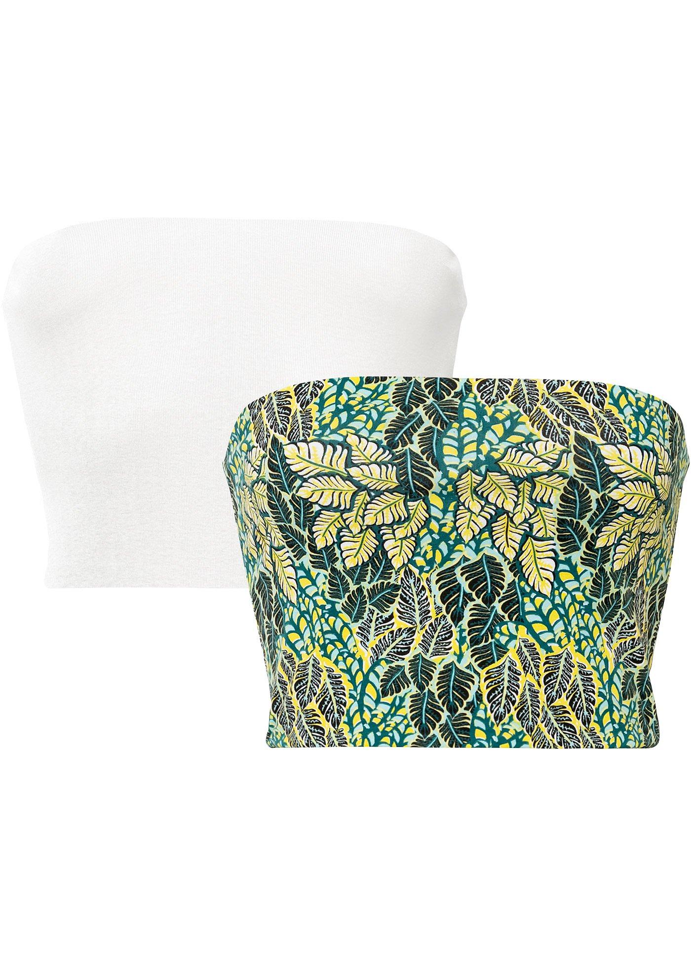 Lot de 2 tops bandeaux