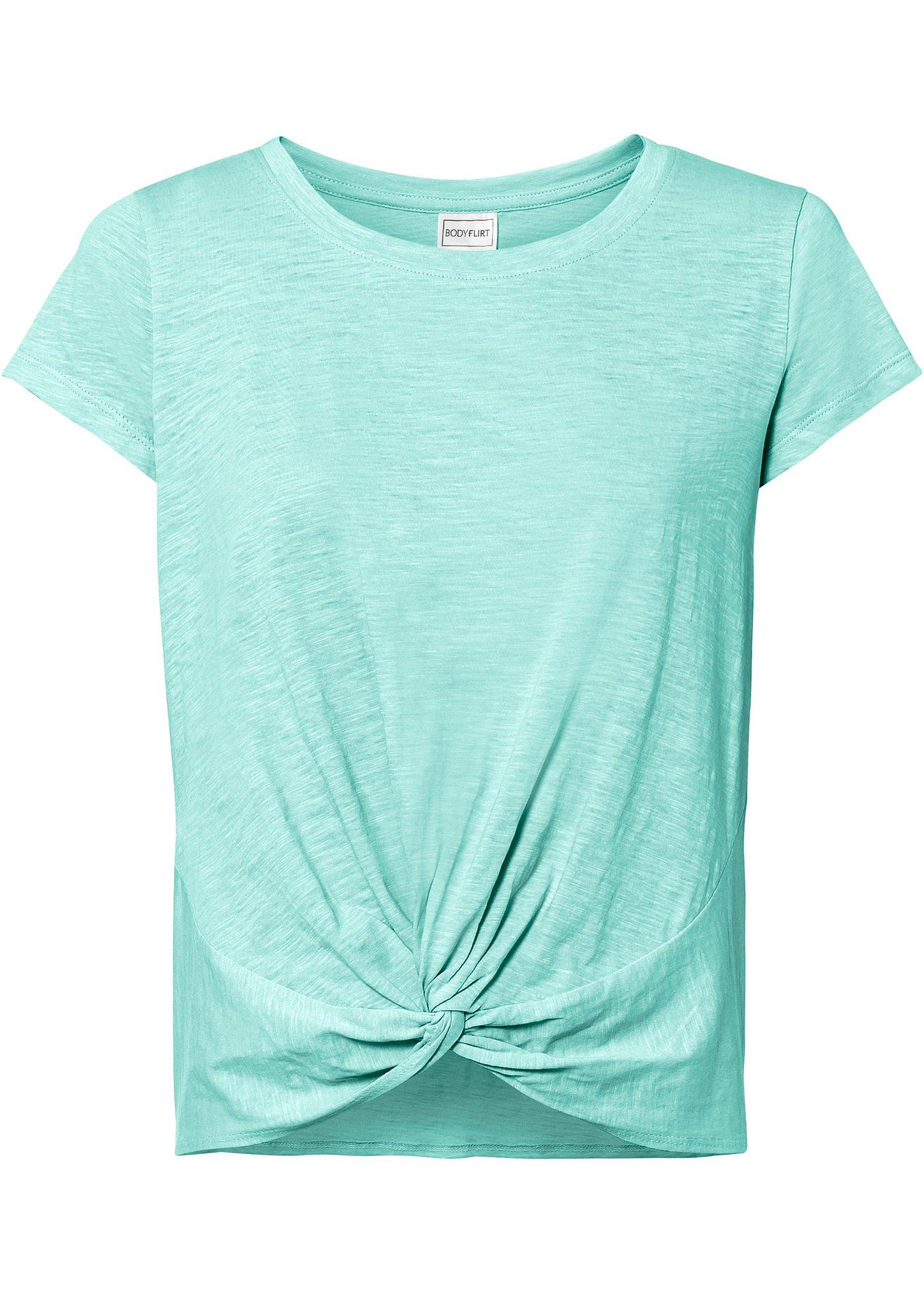 T-shirt avec détail nœud