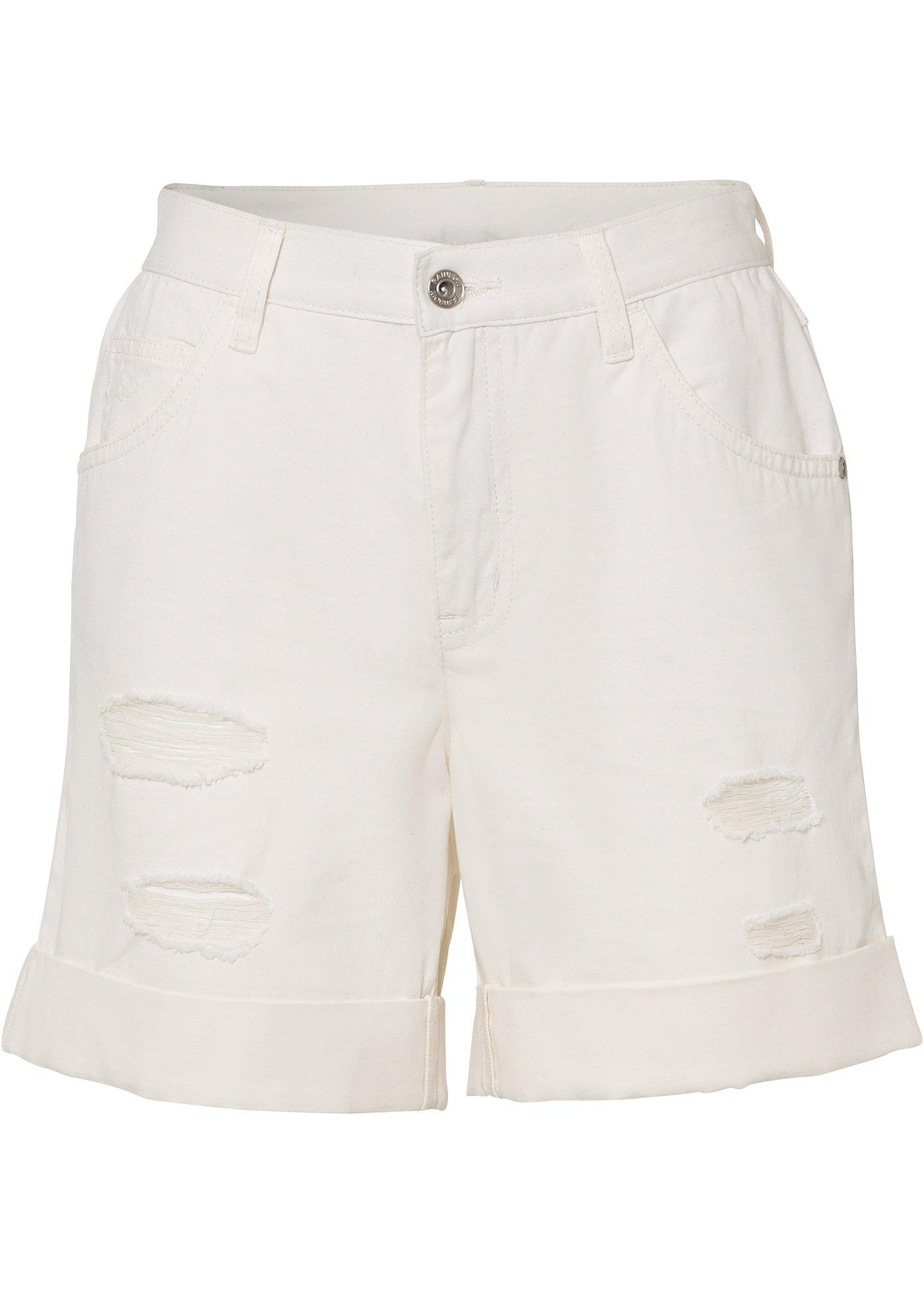 Short en twill Mom Fit