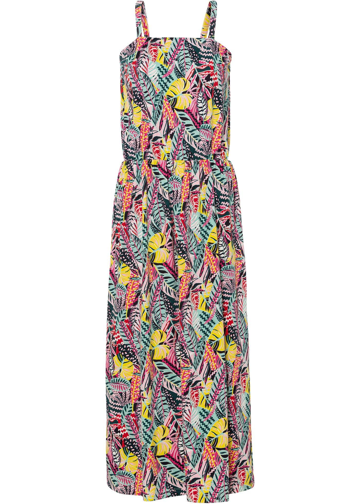 Robe longue en jersey