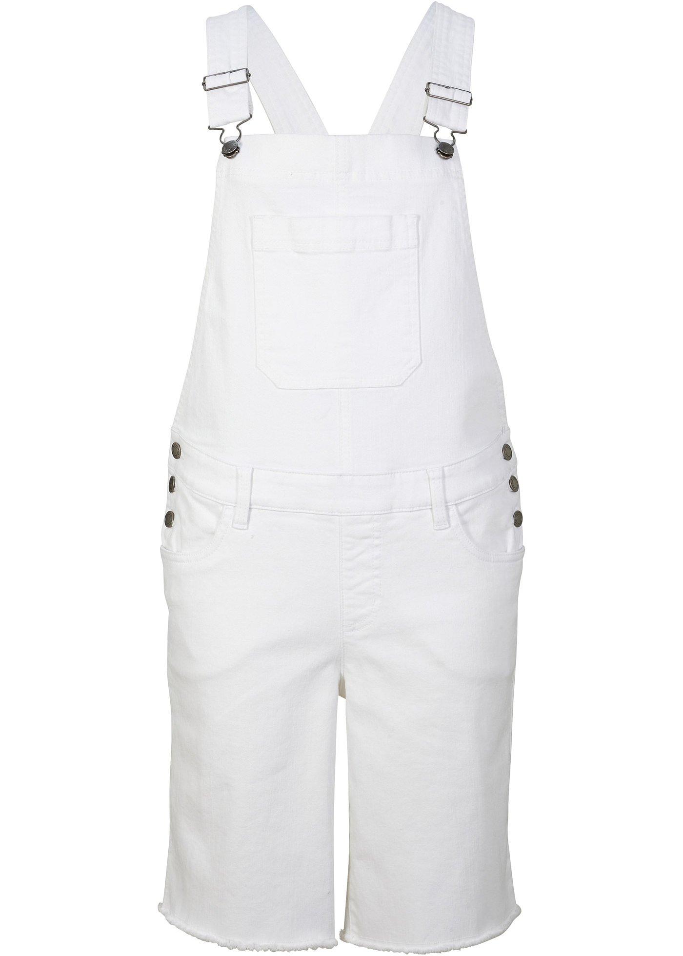 Salopette en jean confort stretch, Wide