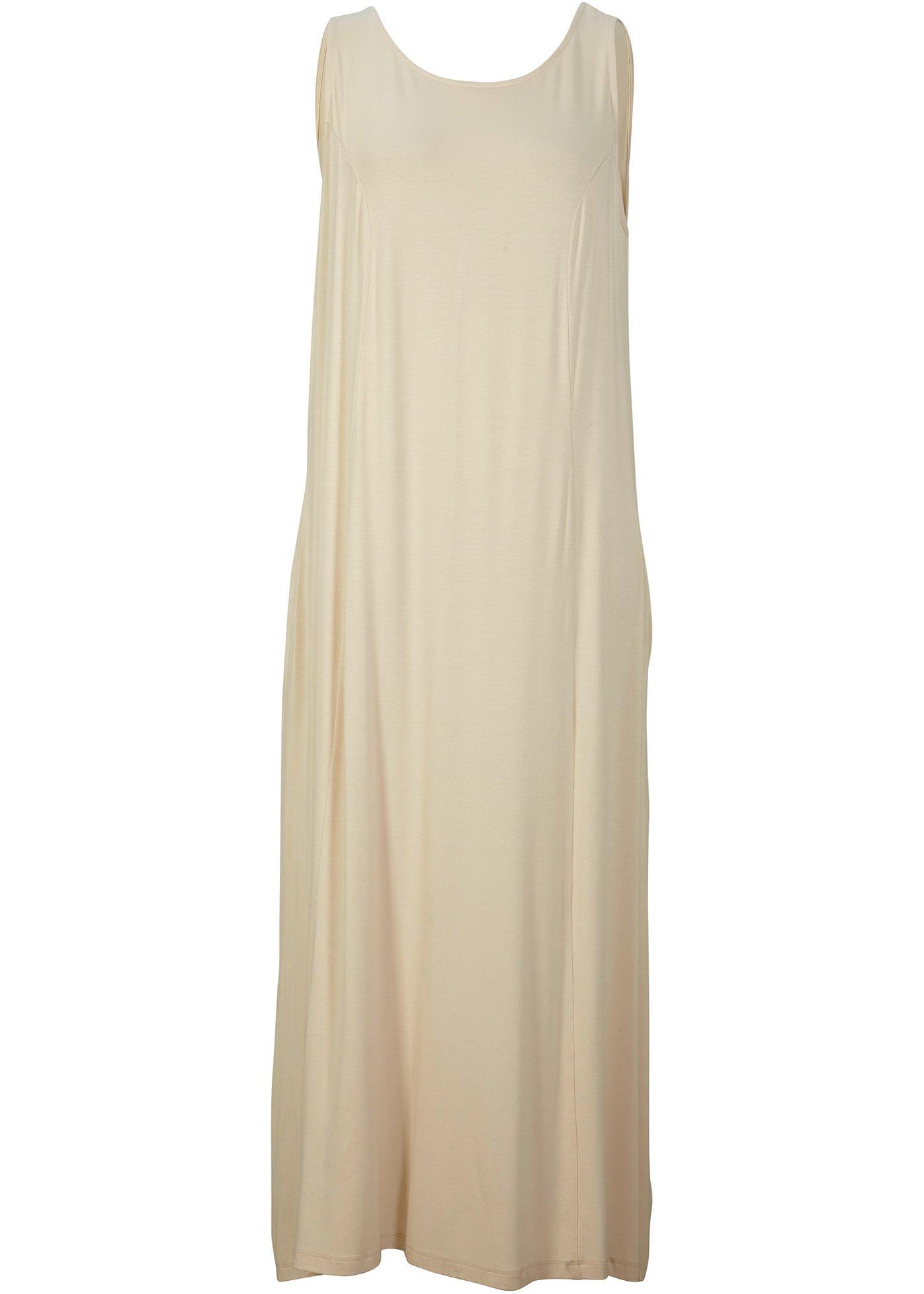 Robe longue en jersey avec viscose durable